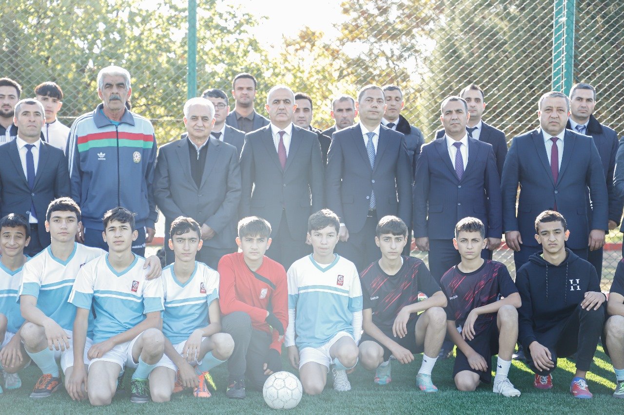 Kəngərlidə minifutbol meydançasının açılış tədbiri keçirilib