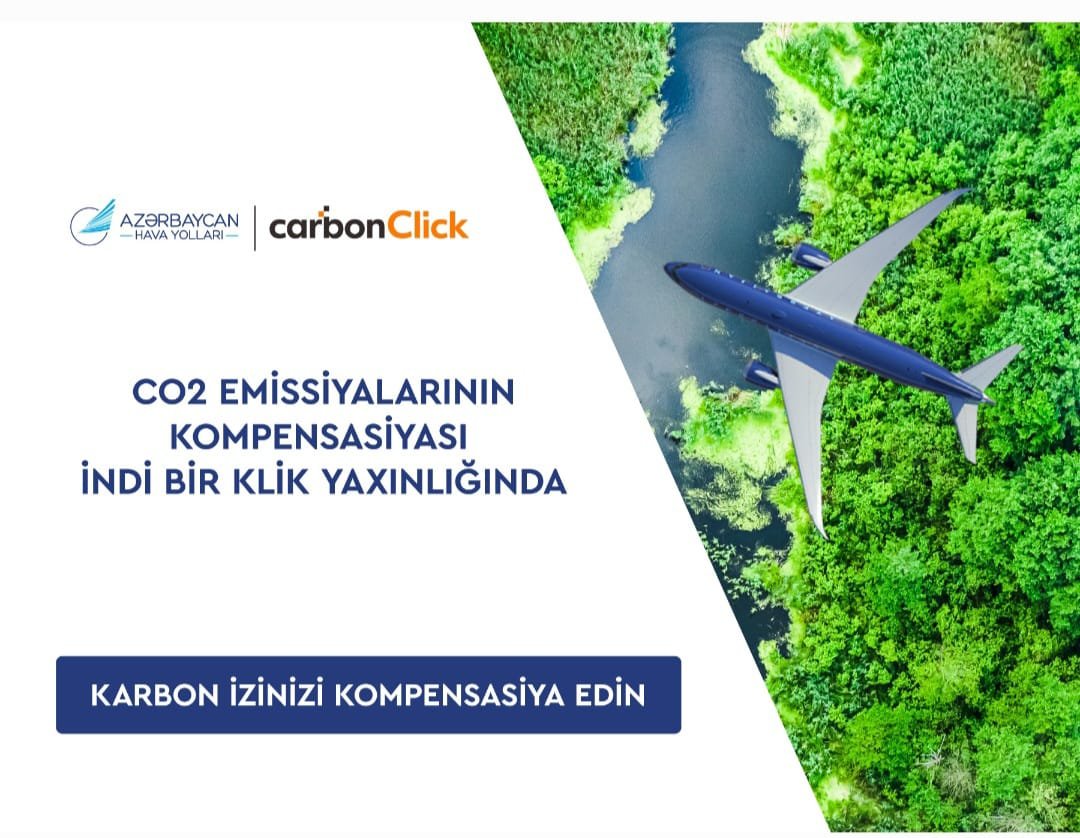 AZAL və “CarbonClick” aviasiya sahəsində karbon emissiyalarının azaldılması yollarını müzakirə edib