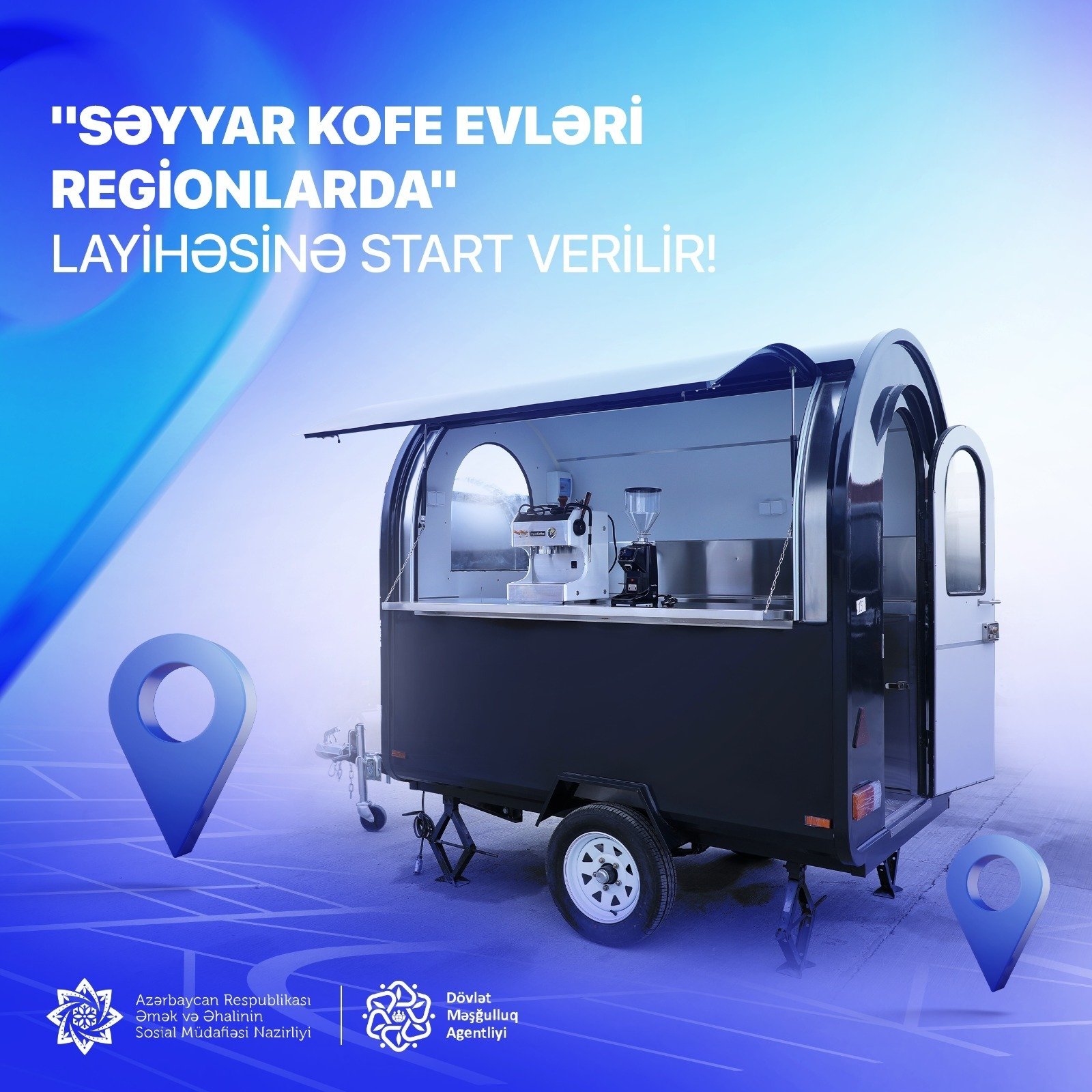 "Səyyar kofe evləri - regionlarda" layihəsinə start verildi