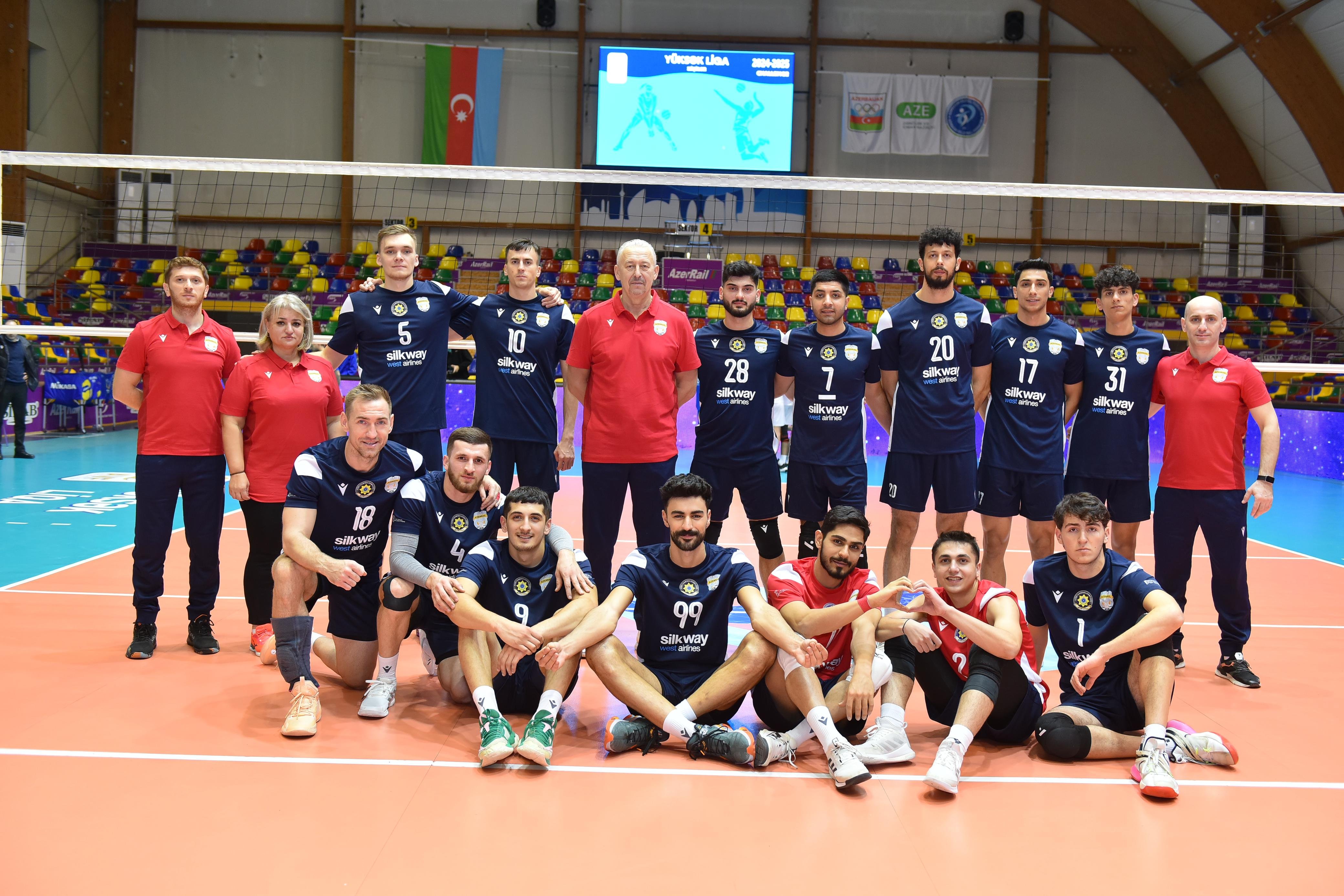 Kişi voleybolçular arasında Yüksək Liqada növbəti oyunlar keçirilib