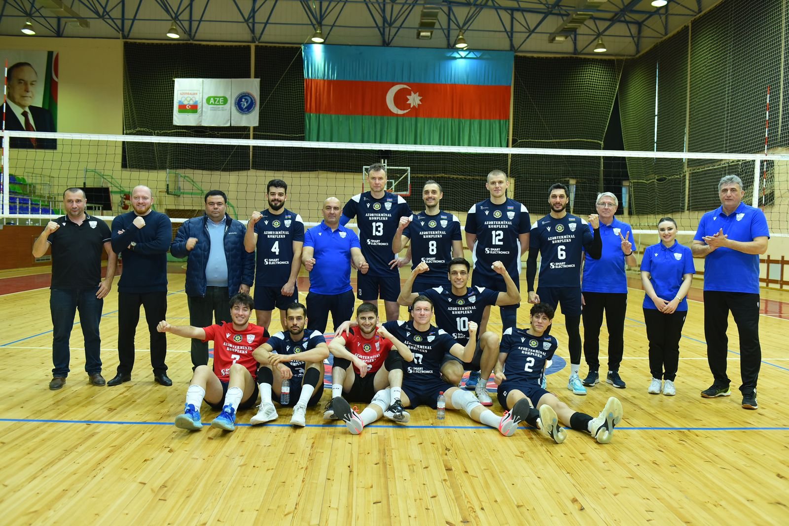 Kişi voleybolçuların Yüksək Liqasında ilin son oyunları keçirilib