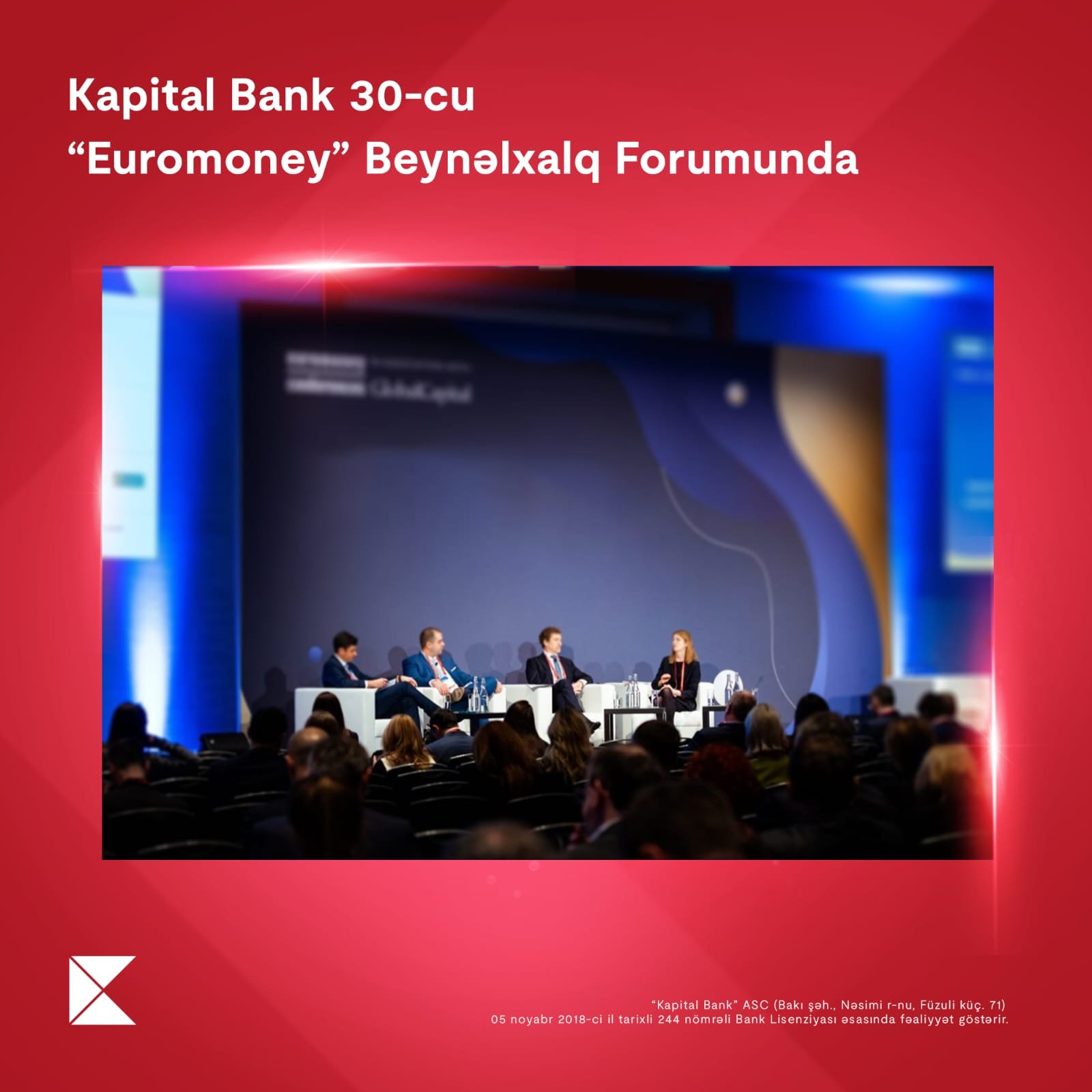 Kapital Bank 30-cu “Euromoney” Mərkəzi və Şərqi Avropa Forumunda