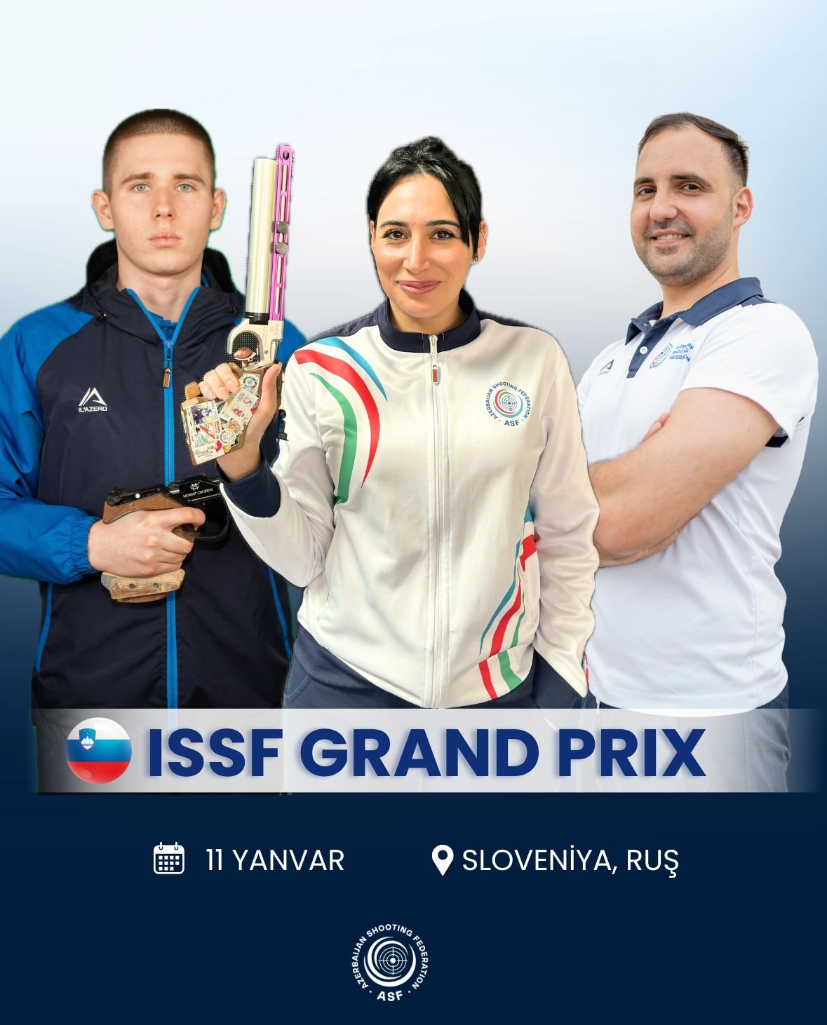 3 atıcımız ISSF Qran Pri yarışlarının finalına yüksəlib!