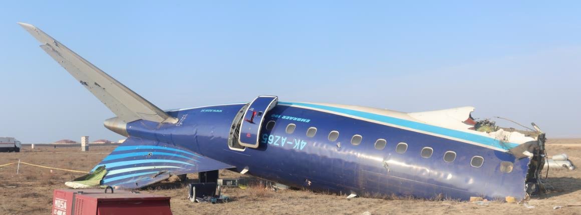 "Azərbaycan Hava Yolları” QSC-yə məxsus “Embraer 190” tipli sərnişin təyyarəsinin Aktau hava limanı yaxınlığında qəzaya uğraması ilə bağlı məlumat