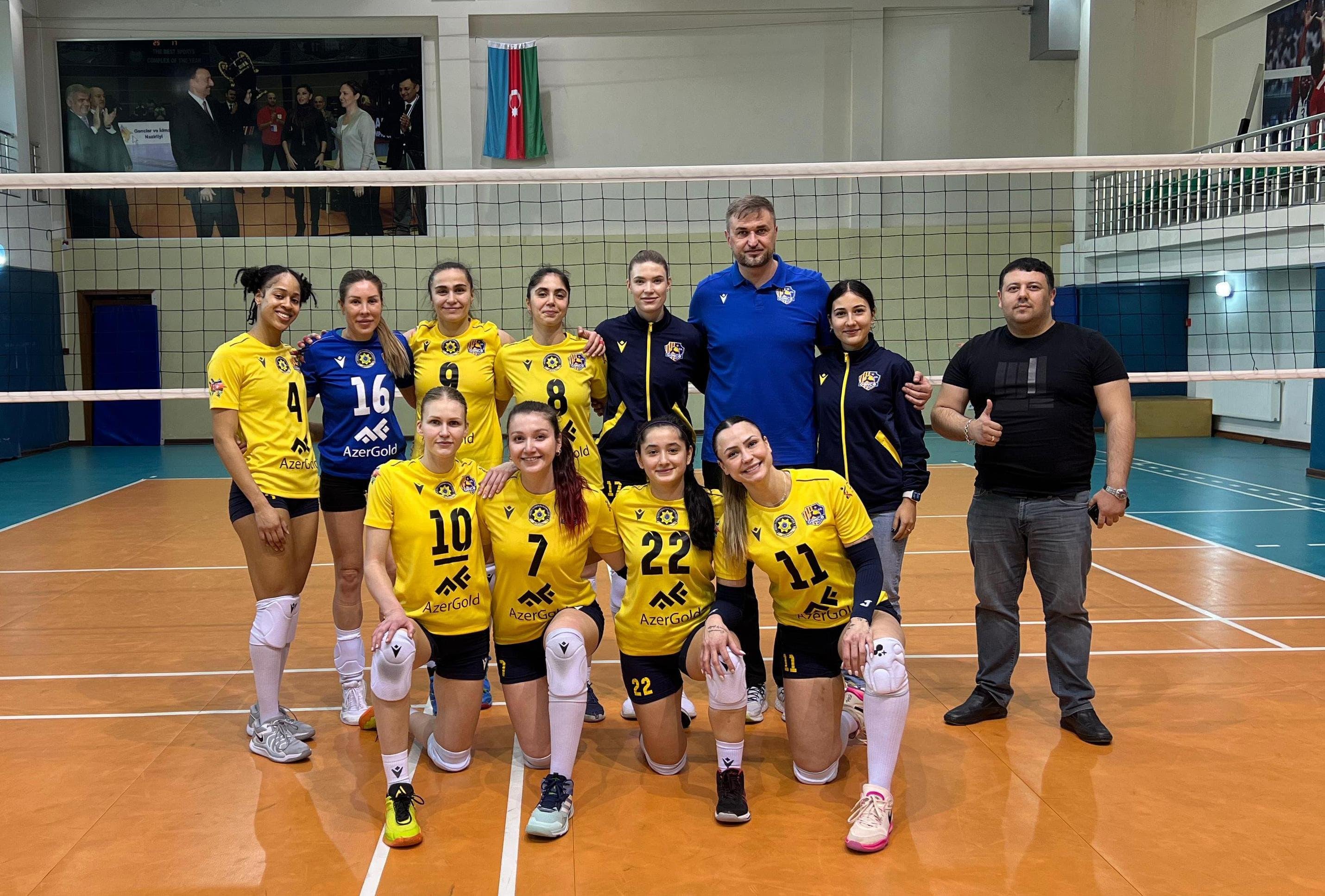 Qadın voleybolçular arasında Azərbaycan çempionatında IX turun oyunları keçirildi