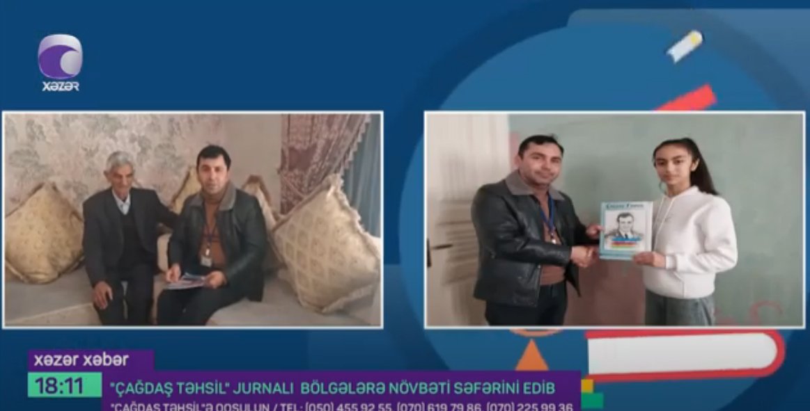 “Çağdaş Təhsil” jurnalı Ucar,Göyçay,Mingəçevir və Ağdaş bölgələrinə növbəti səfərini edib