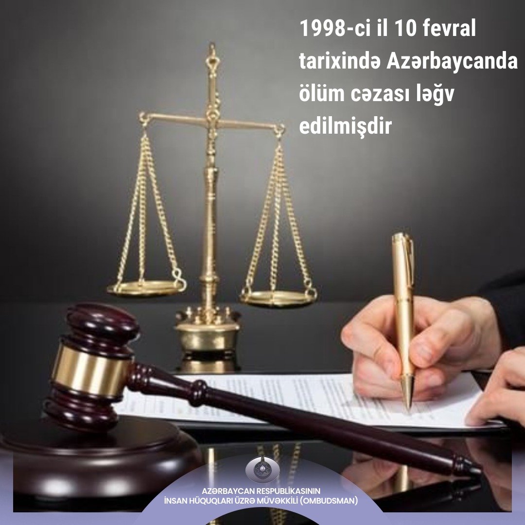 1998-ci il 10 fevral tarixində ölüm cəzası ləğv edilmişdir