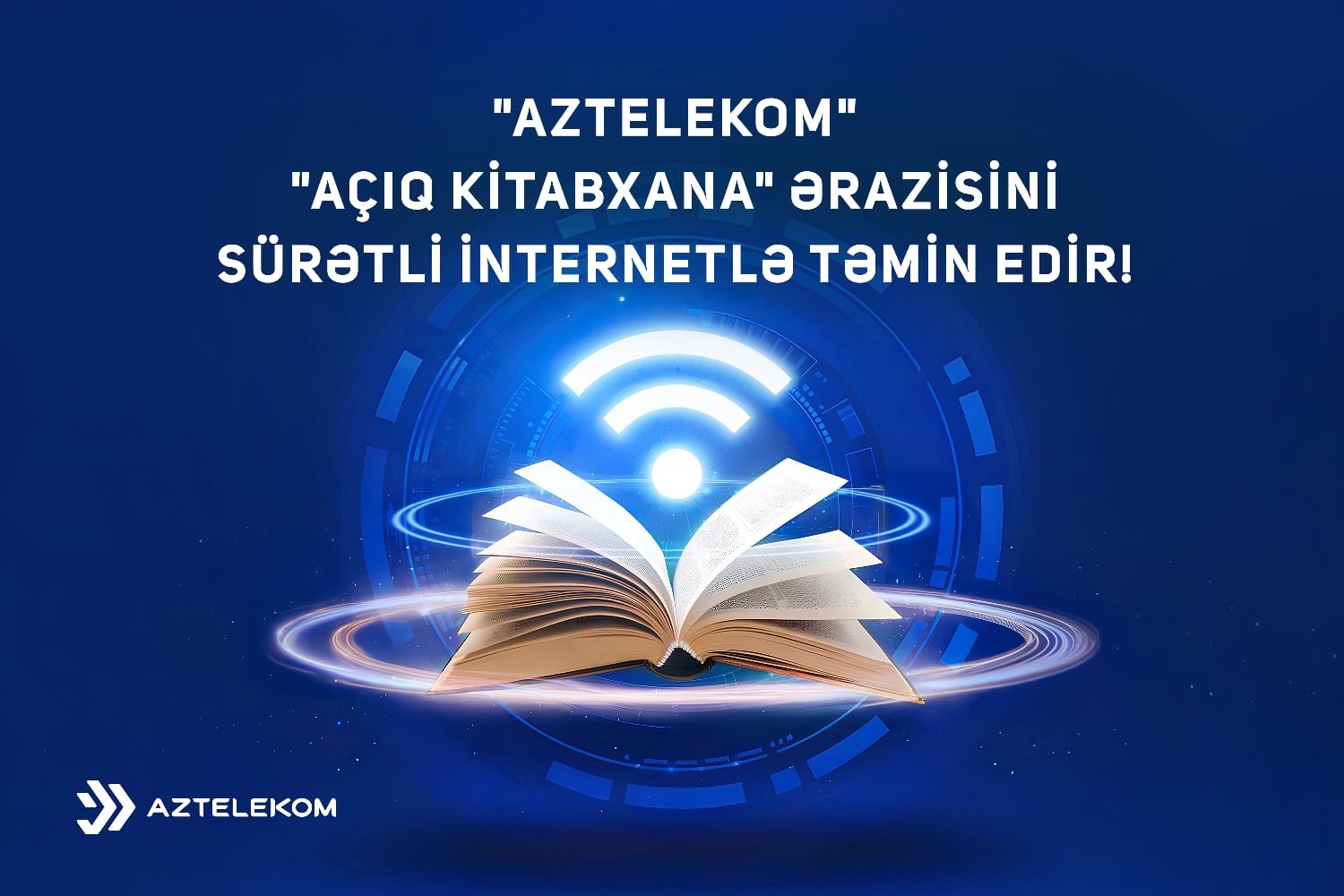 “Açıq kitabxana” genişzolaqlı internetlə təmin edilib