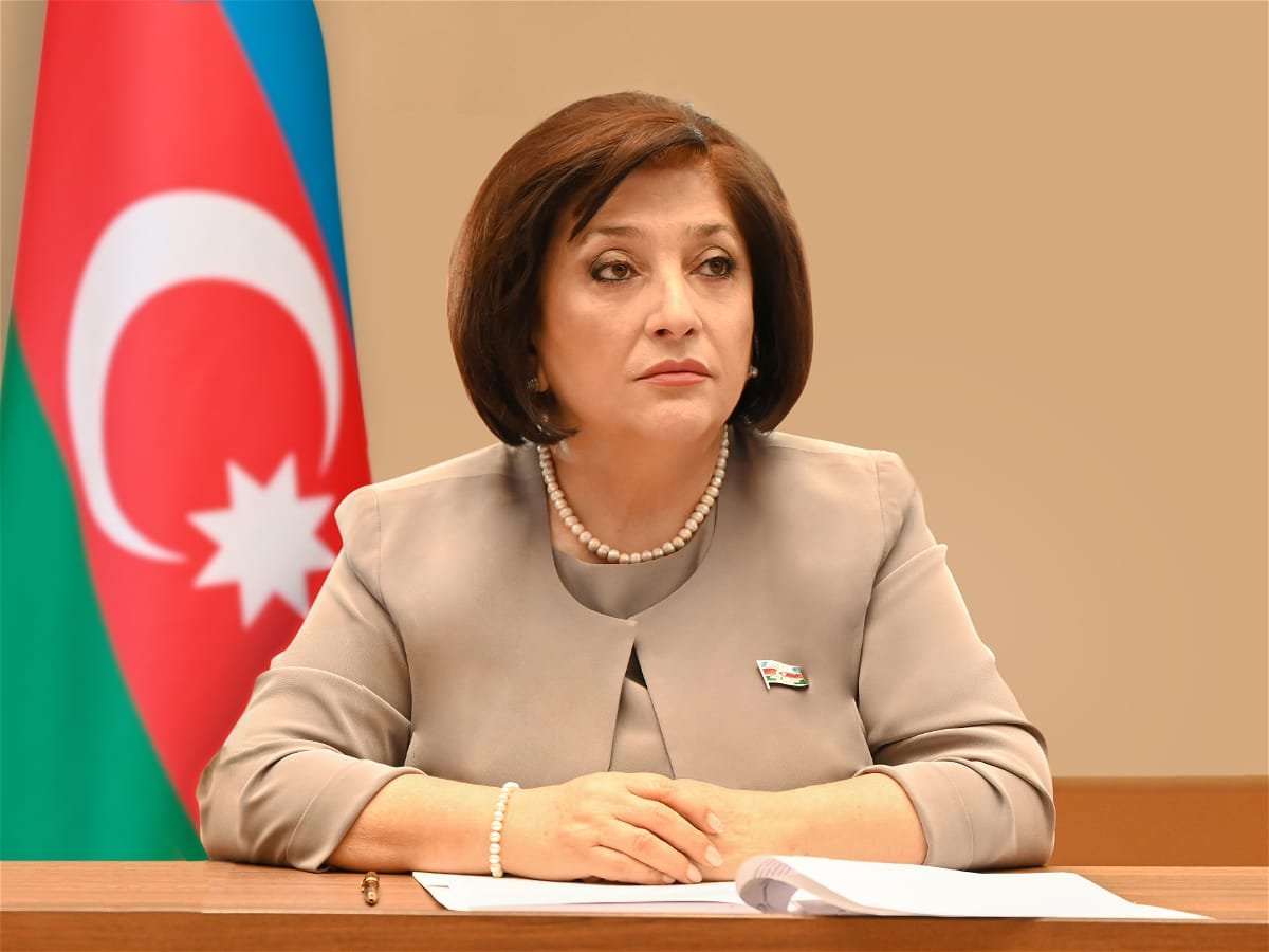 Milli Məclisin sədri Sahibə Qafarovanın parlamentin 2025-ci il 28 fevral tarixli plenar iclasında çıxış edib