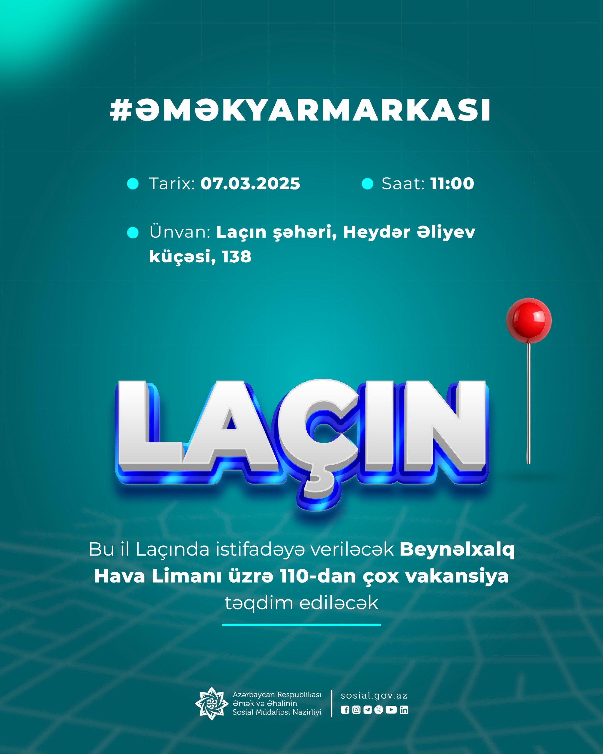 Laçında AZAL ilə birgə əmək yarmarkası keçiriləcək