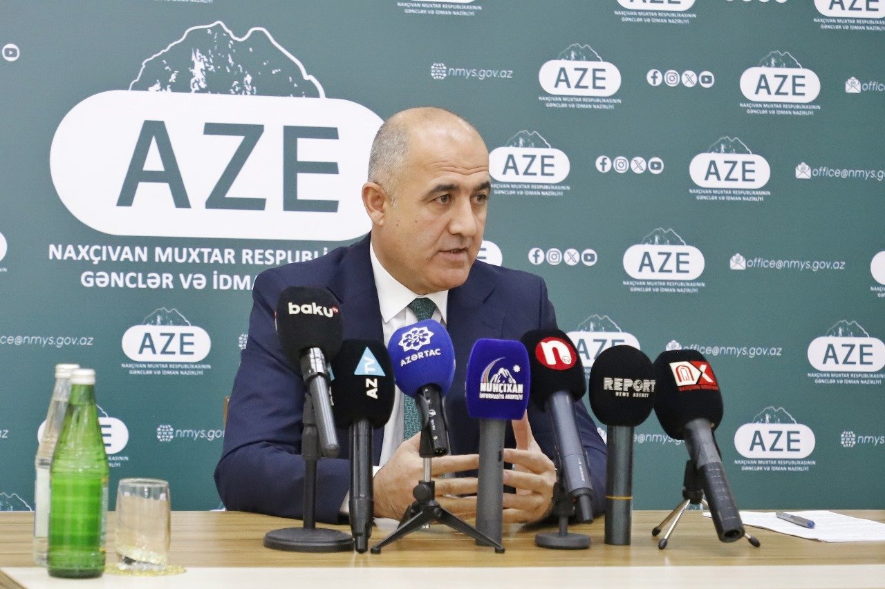 Naxçıvan Muxtar Respublikası Gənclər və İdman Nazirliyi mətbuat konfransı keçirib 