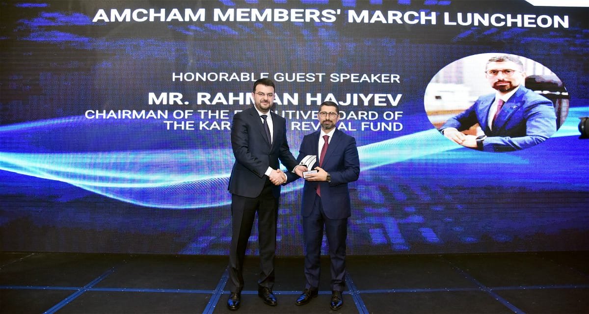 Qarabağ Dirçəliş Fondu və “AmCham Azərbaycan” “Qarabağın dirçəlişi: Azərbaycanın intibah hekayəsi” mövzusunda görüş keçirib