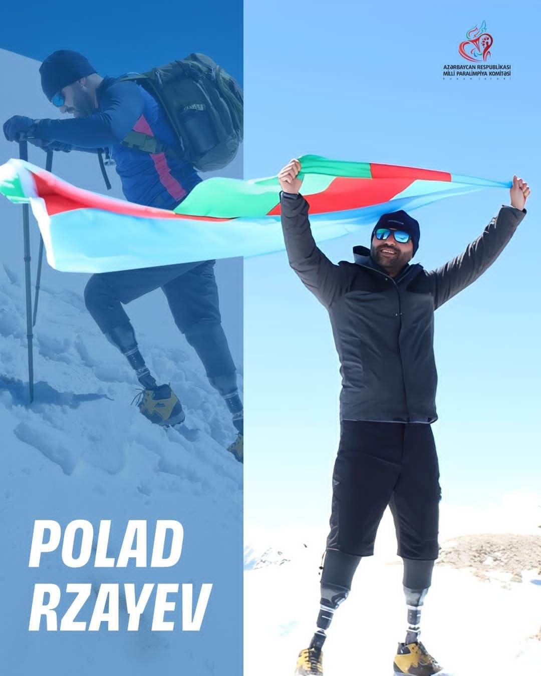 Polad Rzayev paralimpiyanın dağ xizəyi idman növünə cəlb olunub