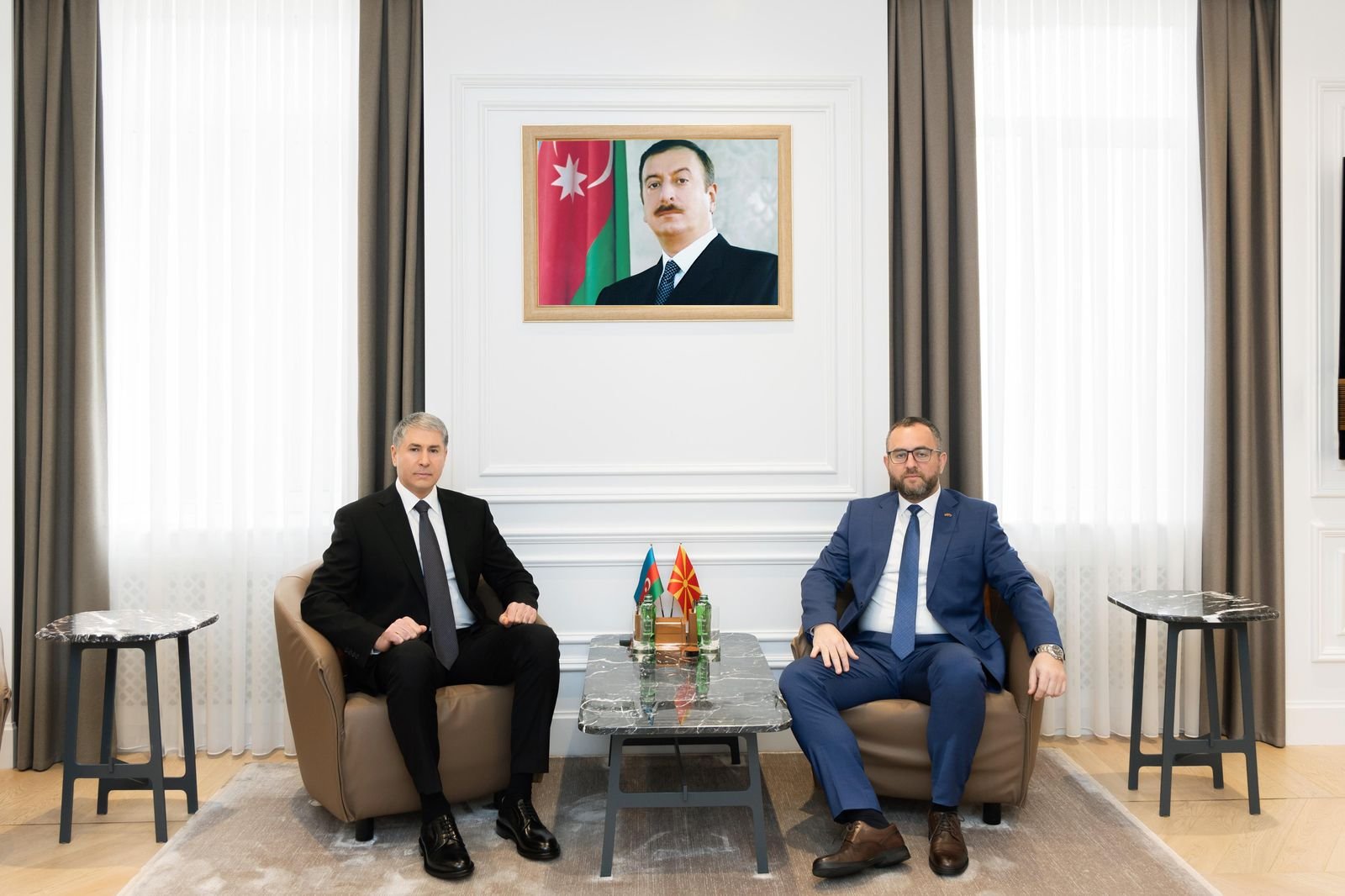 Daxili işlər naziri Vilayət Eyvazov şimali makedoniyalı həmkarı ilə görüşüb
