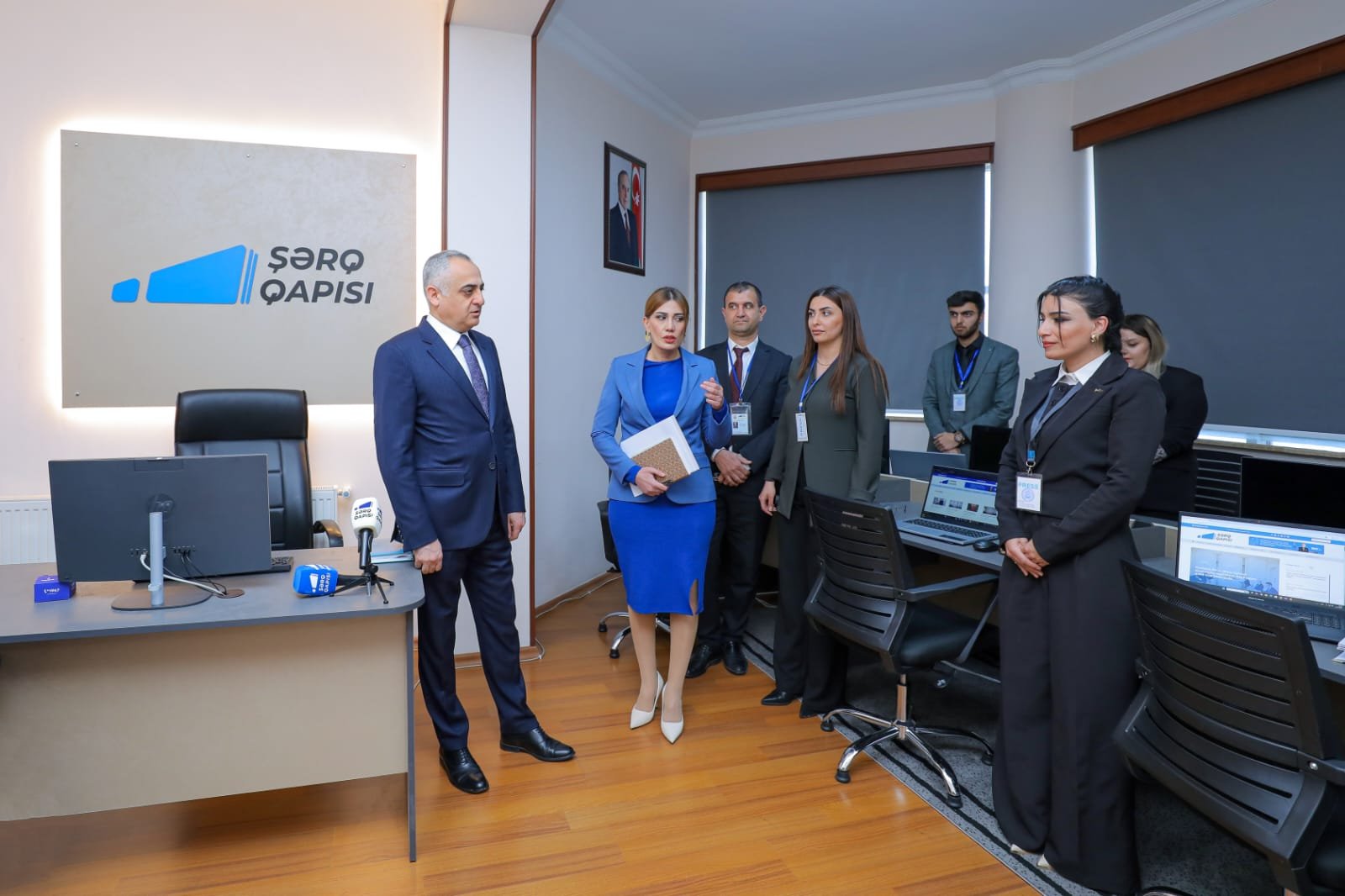 "Şərq qapısı" qəzetinin maddi-texniki bazası yenilənib, informasiya mərkəzi istifadəyə verilib
