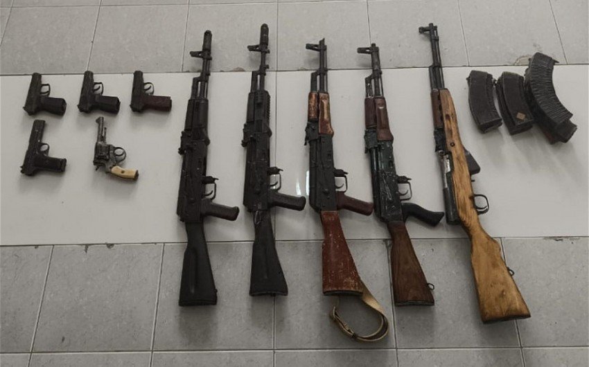 Ötən gün ölkə ərazisində qumbara və silahlar aşkarlanıb