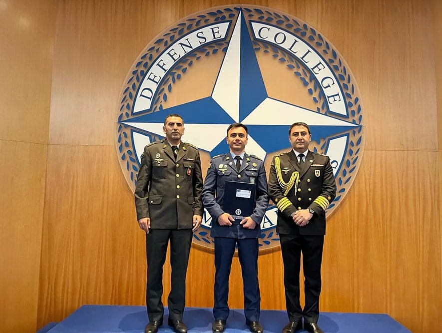 Hərbi qulluqçumuz NATO Müdafiə Kollecinin Regional Əməkdaşlıq kursunu uğurla başa vurmuşdur