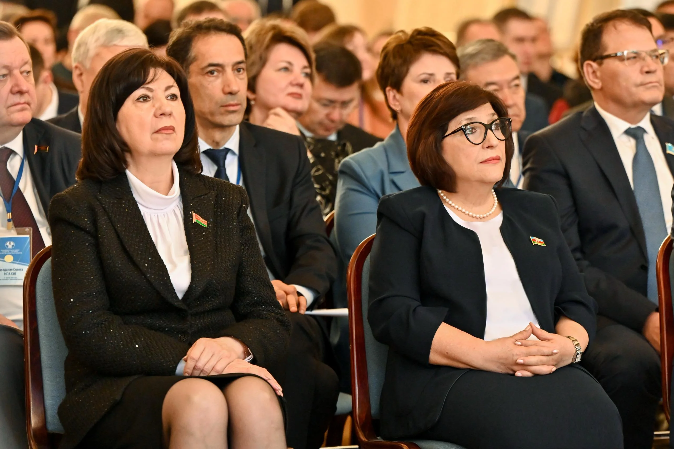 Milli Məclisin sədri Sahibə Qafarova Sankt-Peterburqda faşizm üzərində Qələbənin 80 illiyinə həsr olunmuş tədbirlərdə iştirak edib