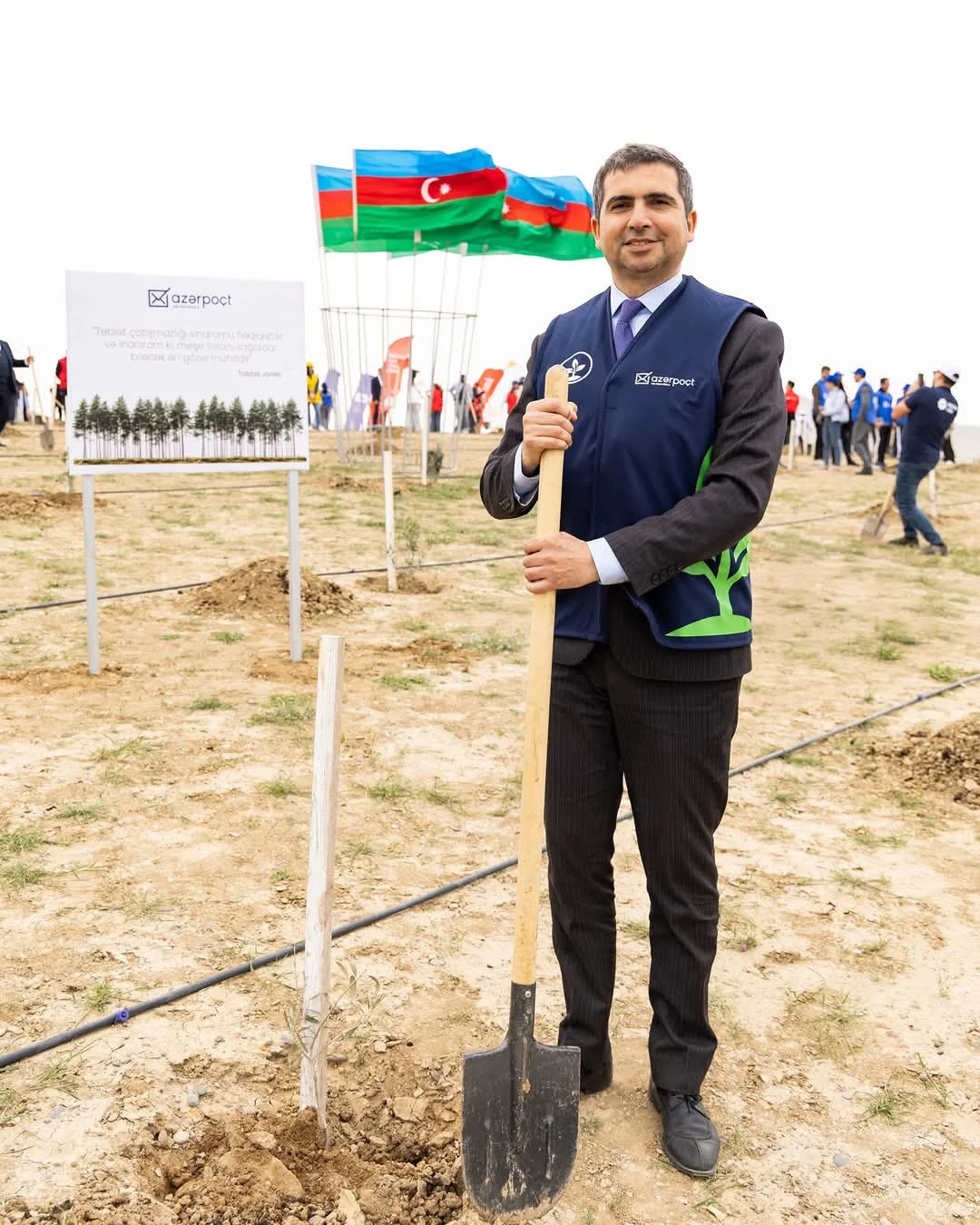 “Azərpoçt” ağacəkmə aksiyasında iştirak etdi