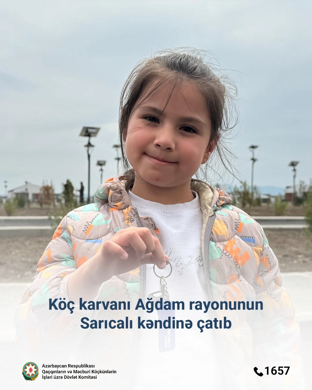 Köç karvanı Ağdam rayonunun Sarıcalı kəndinə çatıb