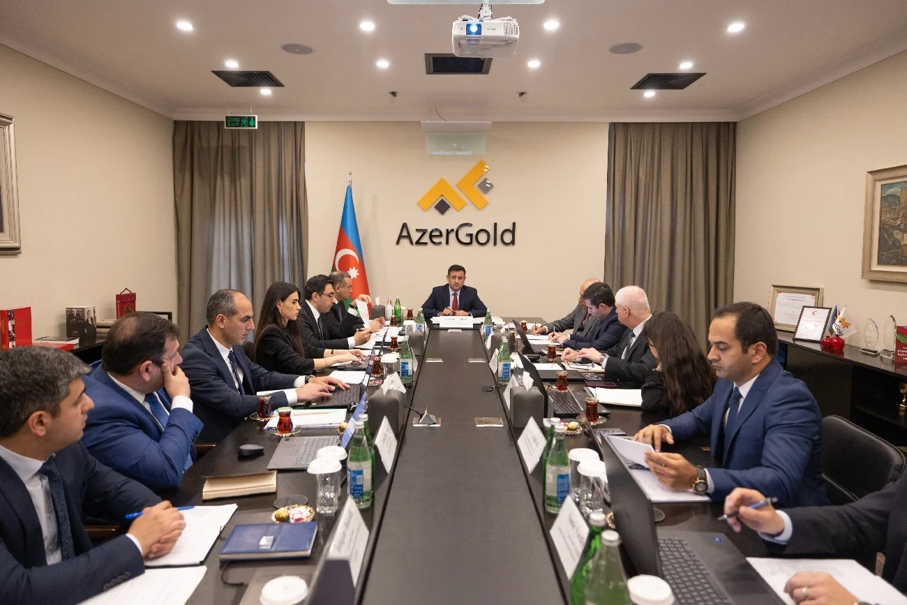“AzerGold” QSC-də hasilatın pay bölgüsü haqqında Saziş üzrə Rəhbər komitənin növbəti iclası olub