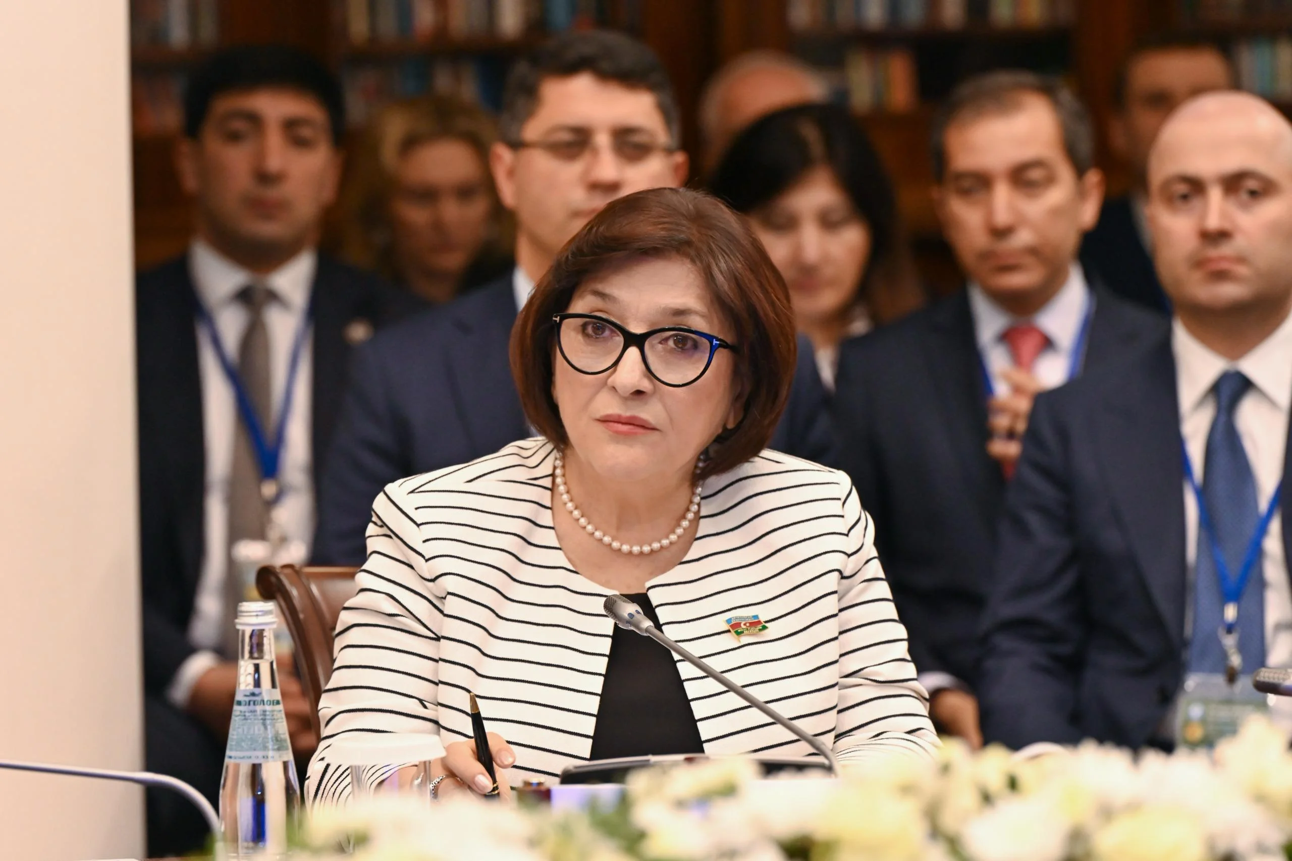 Milli Məclisin sədri Sahibə Qafarova MDB PA-nın Şura iclasında iştirak edib