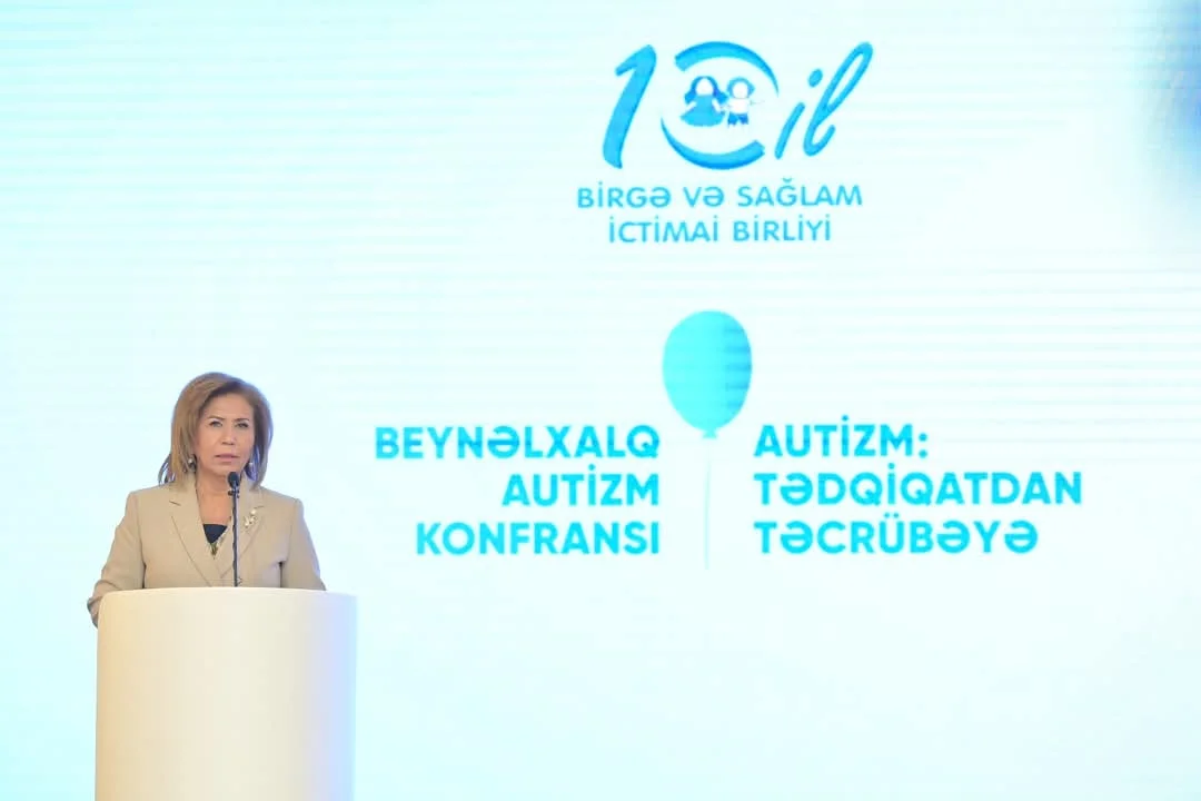 Bahar Muradova Beynəlxalq Autizm Konfransında çıxış edib