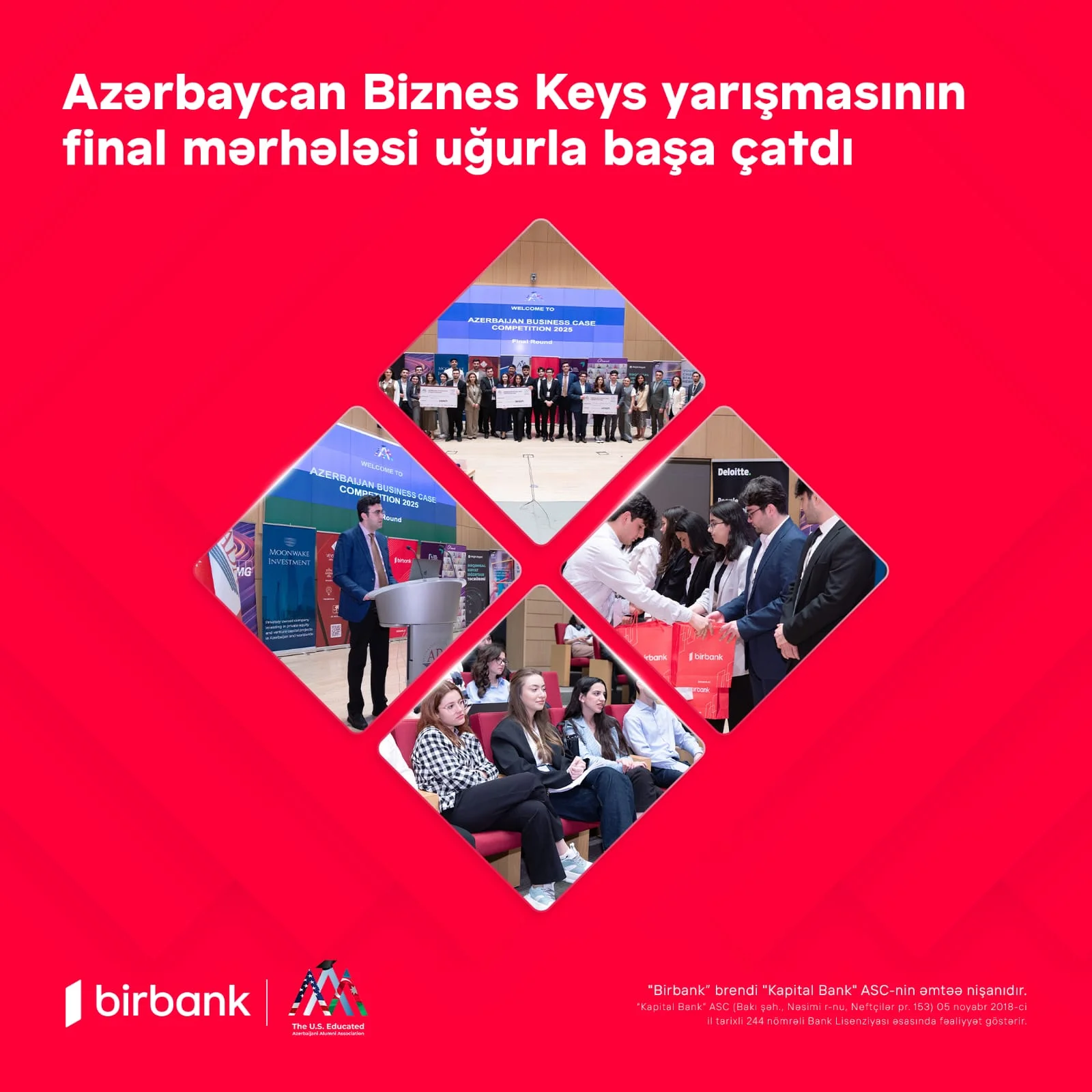 Birbank-ın sponsorluğu ilə Azərbaycan Biznes Keys yarışmasının final mərhələsi uğurla baş çatdı