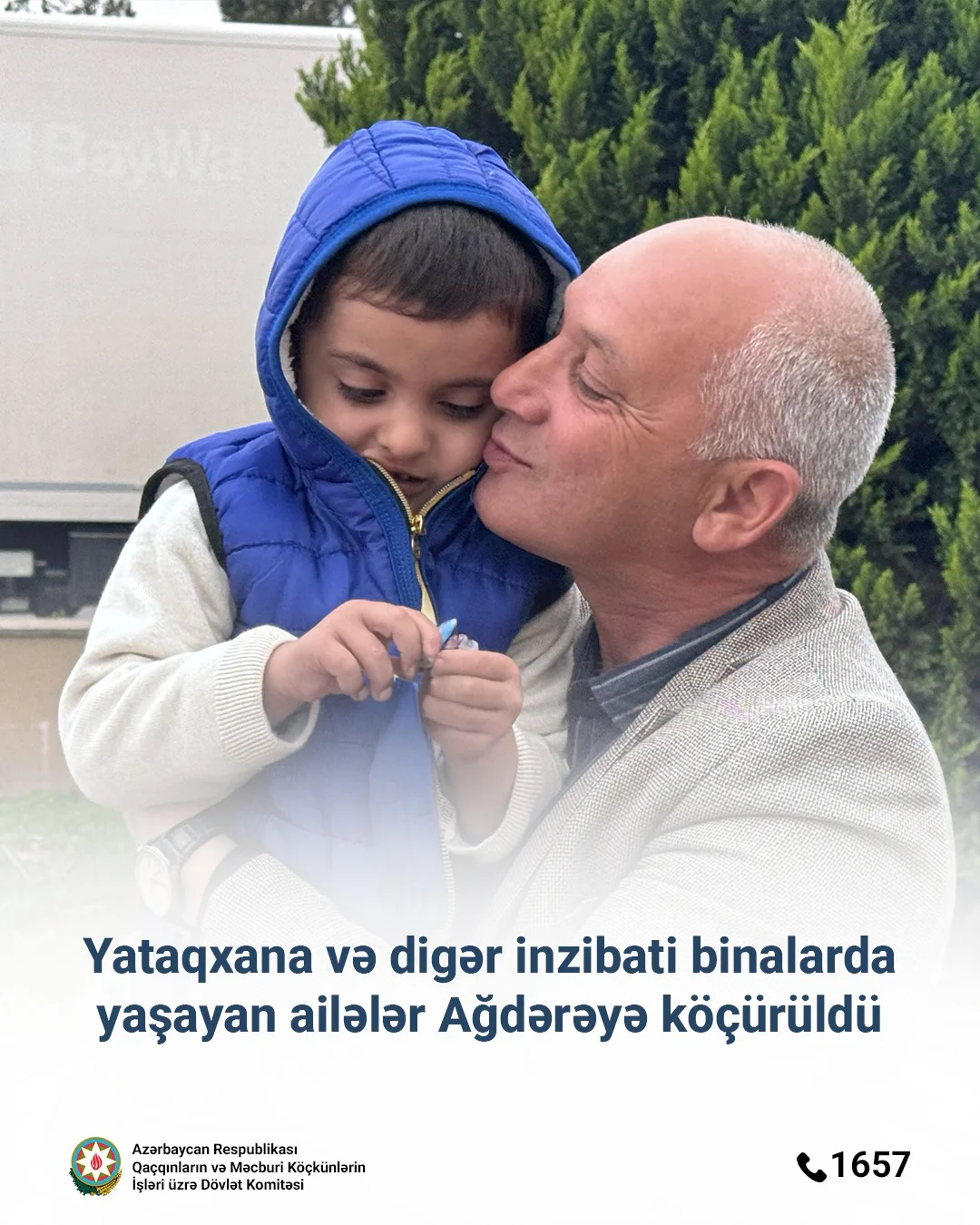 Yataqxana və digər inzibati binalarda yaşayan ailələr Ağdərəyə köçürüldü