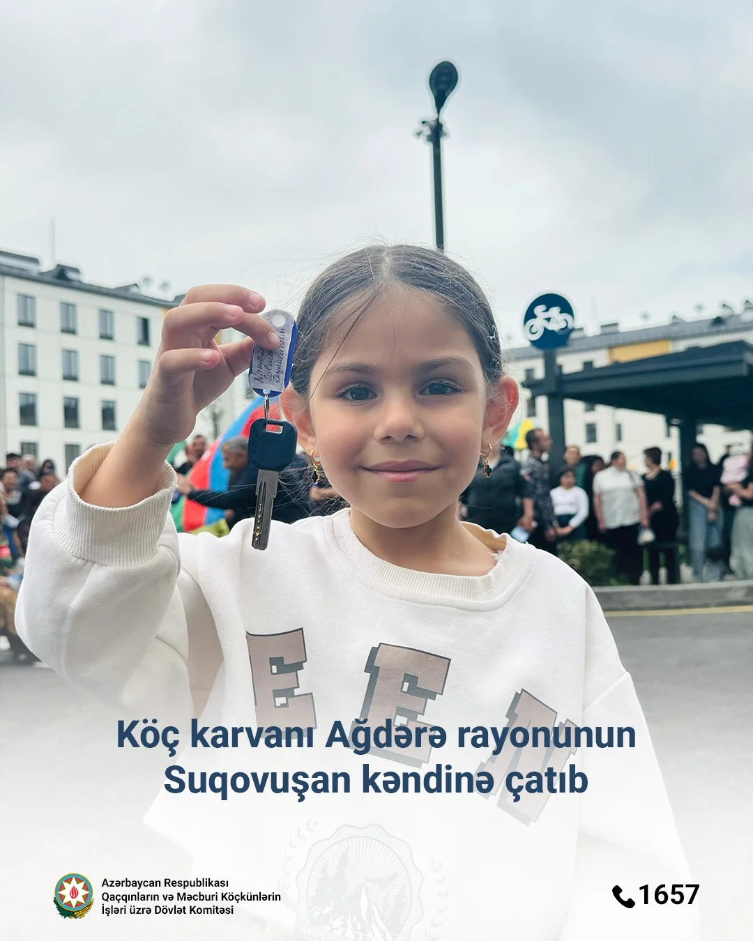 Köç karvanı Ağdərə rayonunun Suqovuşan kəndinə çatıb