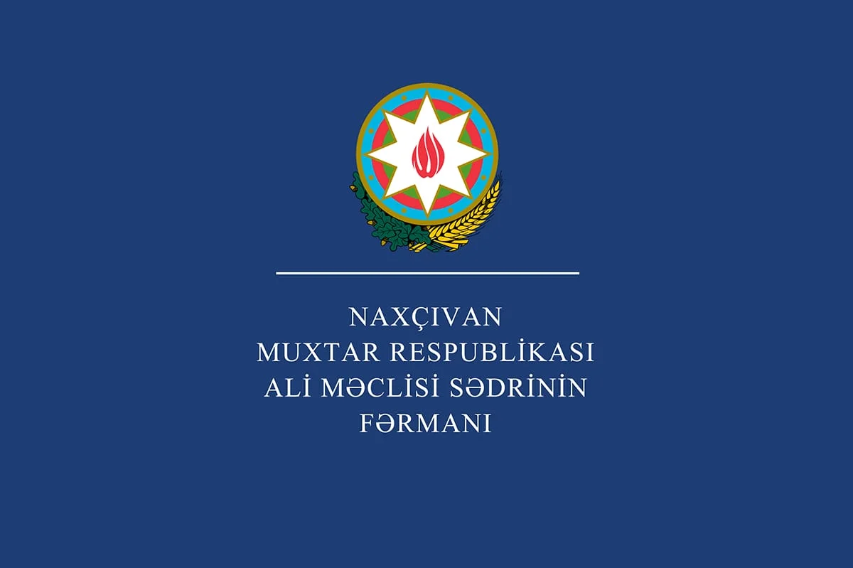 Naxçıvan Muxtar Respublikası Ali Məclisi sədrinin birinci müavini fərman imzalayıb