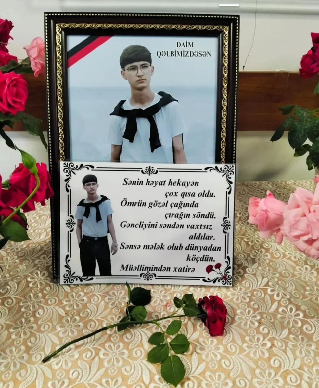 Sənin həyat hekayən çox qısa oldu...