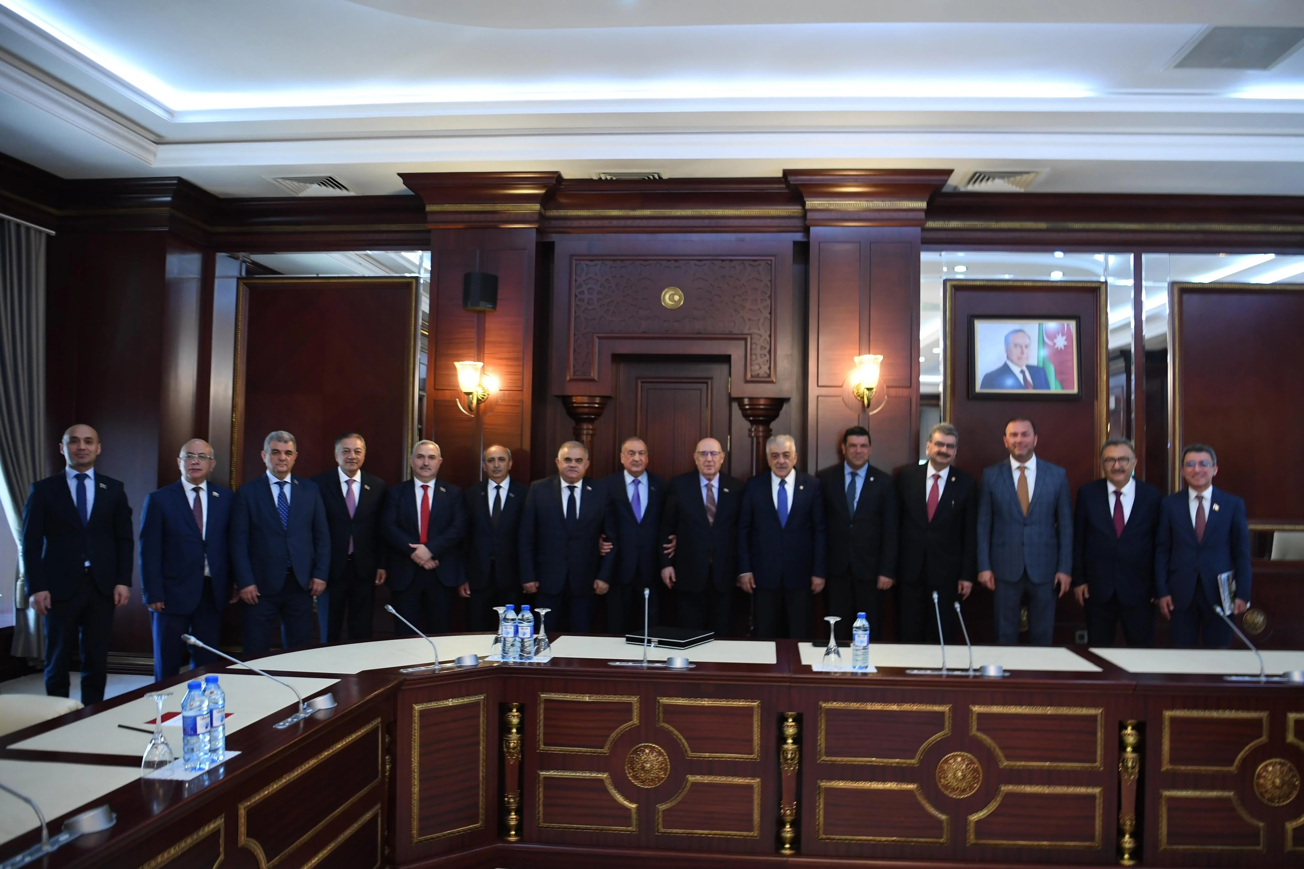 Milli Məclisdə Türkiyə Böyük Millət Məclisinin nümayəndə heyəti ilə görüş 