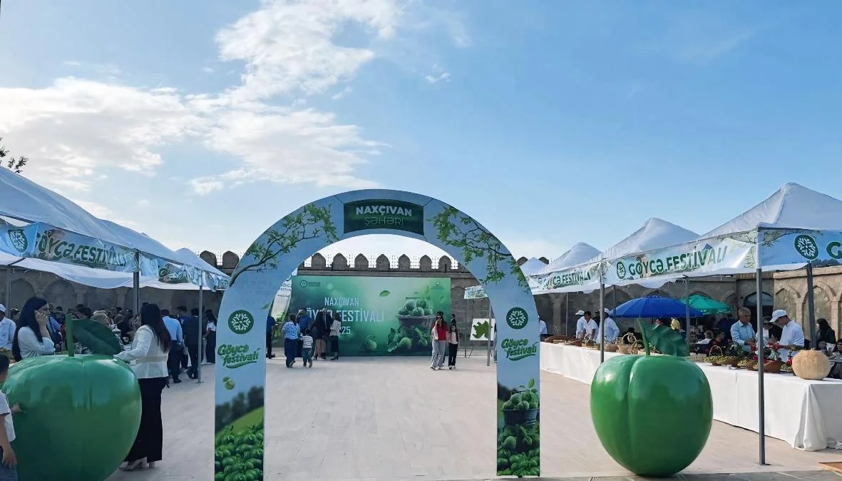 Göycə Festivalında Naxçıvan şəhər stendinə böyük maraq göstərilib