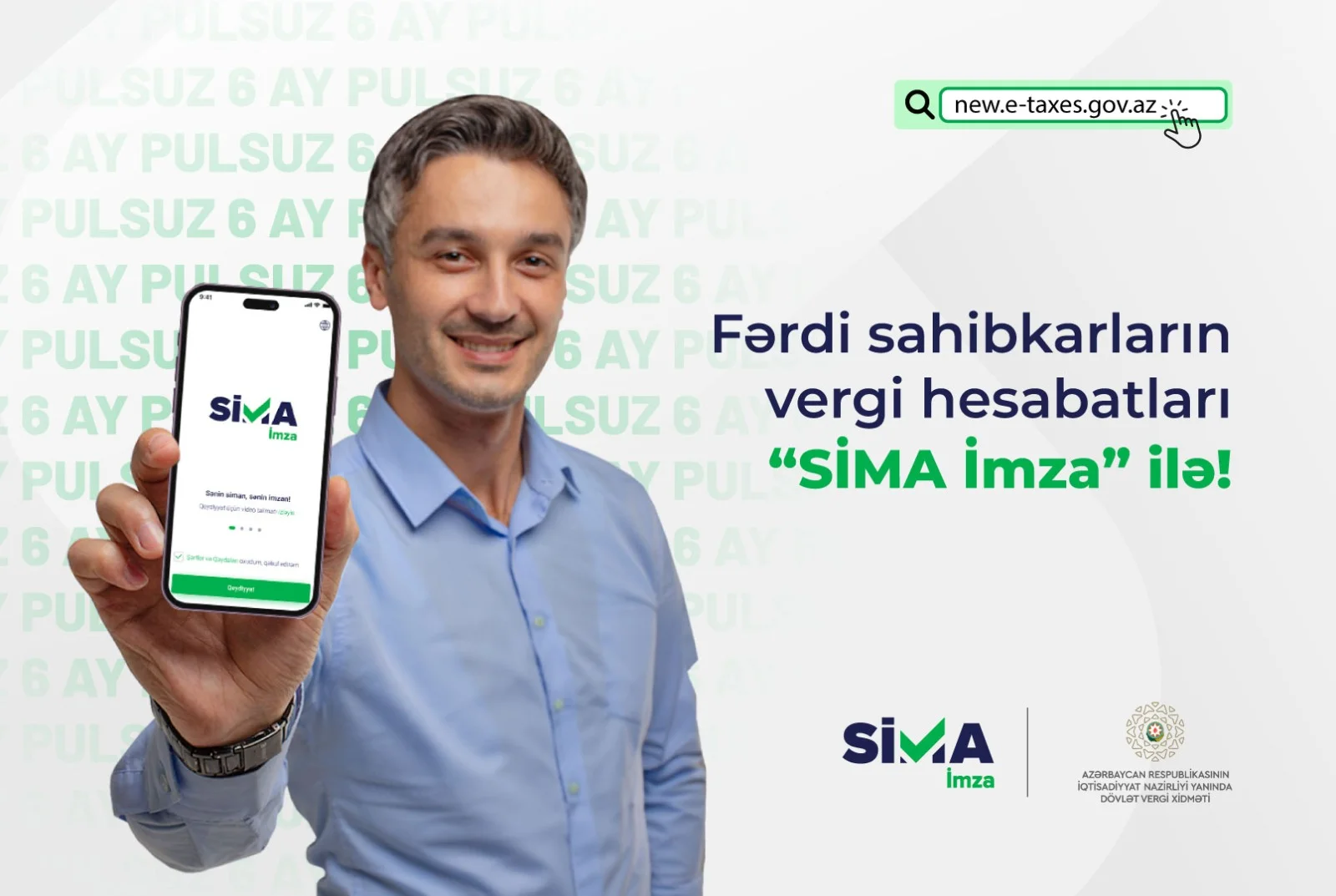 “SİMA İmza” fərdi sahibkarlar üçün 6 ay müddətində pulsuz oldu