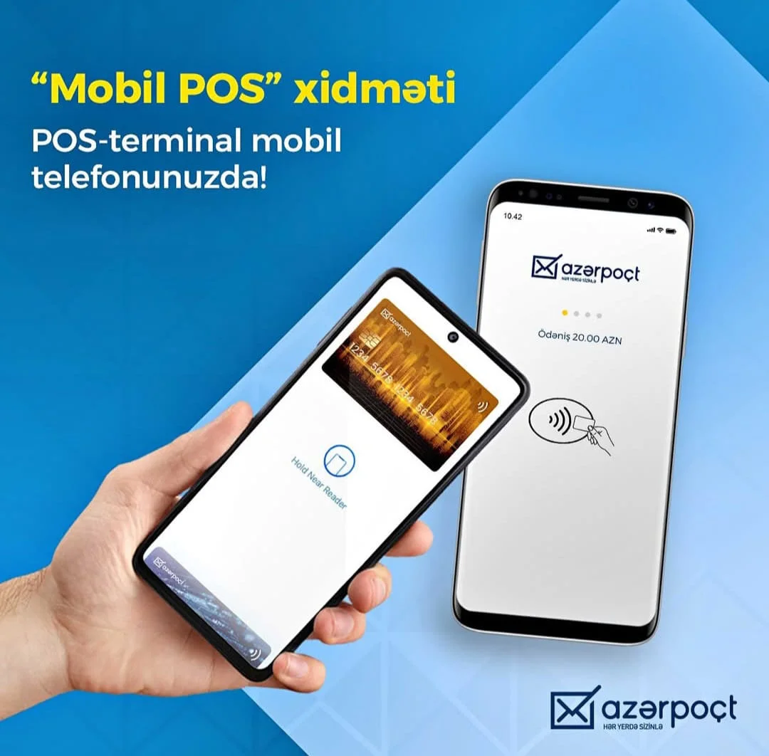 “Azərpoçt” MMC yeni “Mobil POS” xidmətini istifadəyə verib