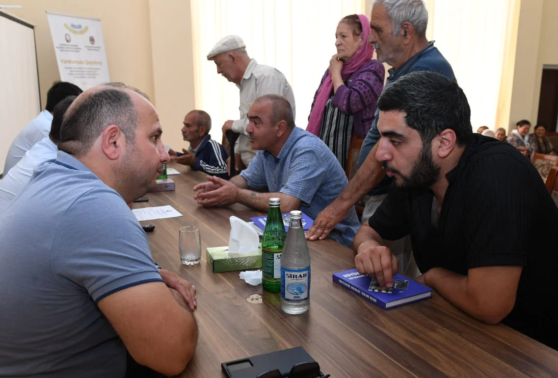 Şirvanda keçmiş məcburi köçkünlərə ödənişsiz hüquqi yardım göstərilib