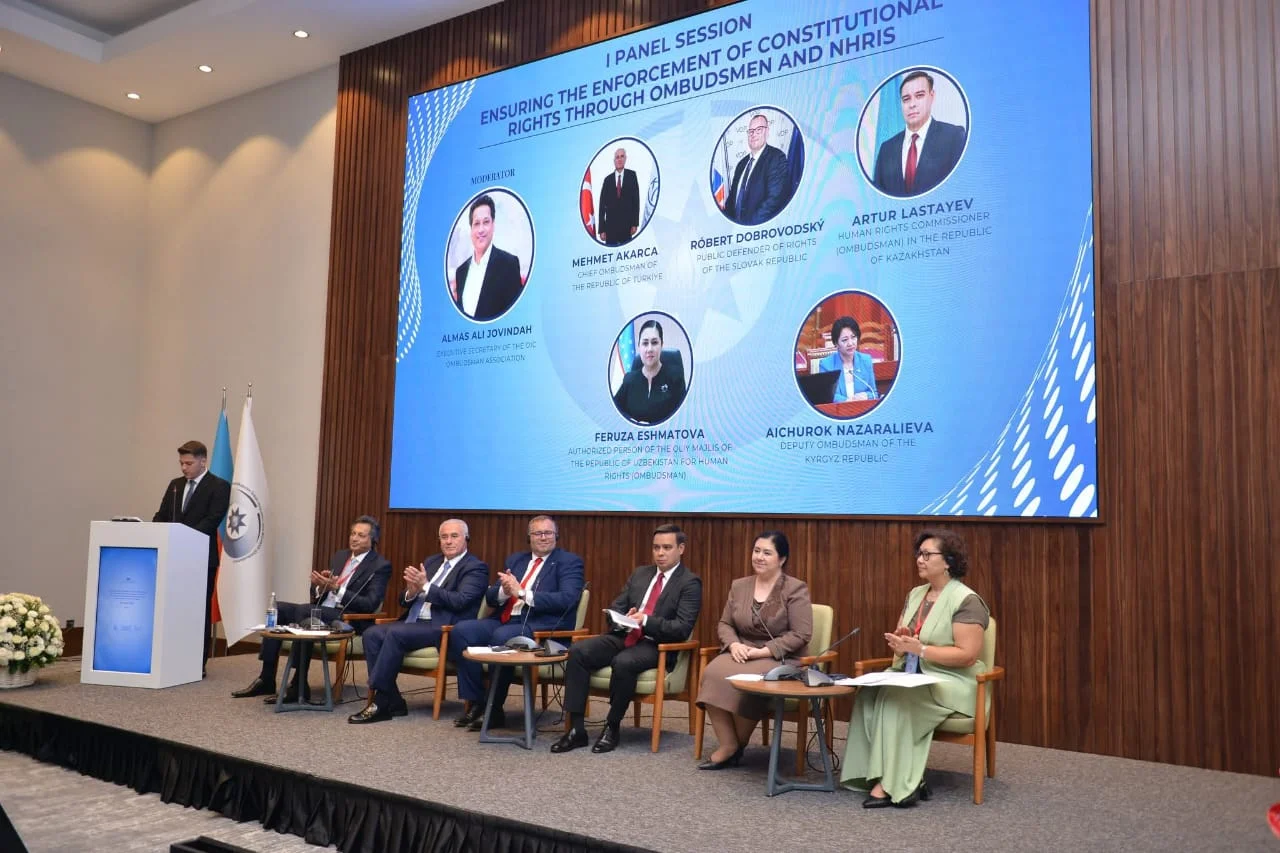 Ombudsmanların Beynəlxalq Simpoziumunda "Konstitusiya Hüquqların Təminində Ombudsmanların Rolu" Mövzusunda Panel Sessiyası keçirilib