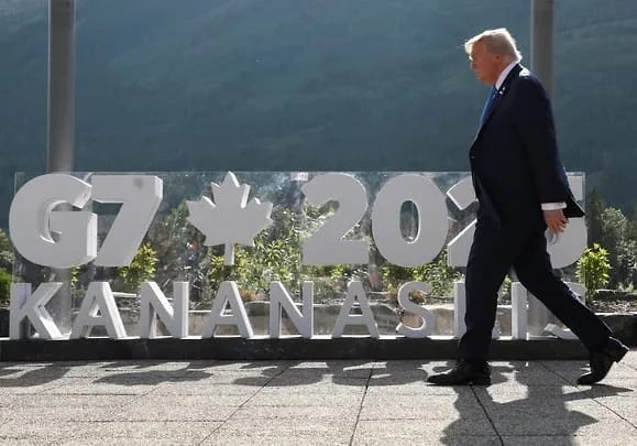 Tramp G7 sammitini tərk etmə səbəbinə aydınlıq gətirib və Makronu səhv etməkdə günahlandırıb