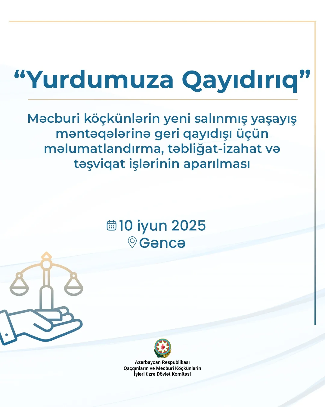 Tədbir: "Hüquqi Dəstək və Müraciət Zamanı" - Gəncədə Ödənişsiz Hüquqi Yardım Aksiyası