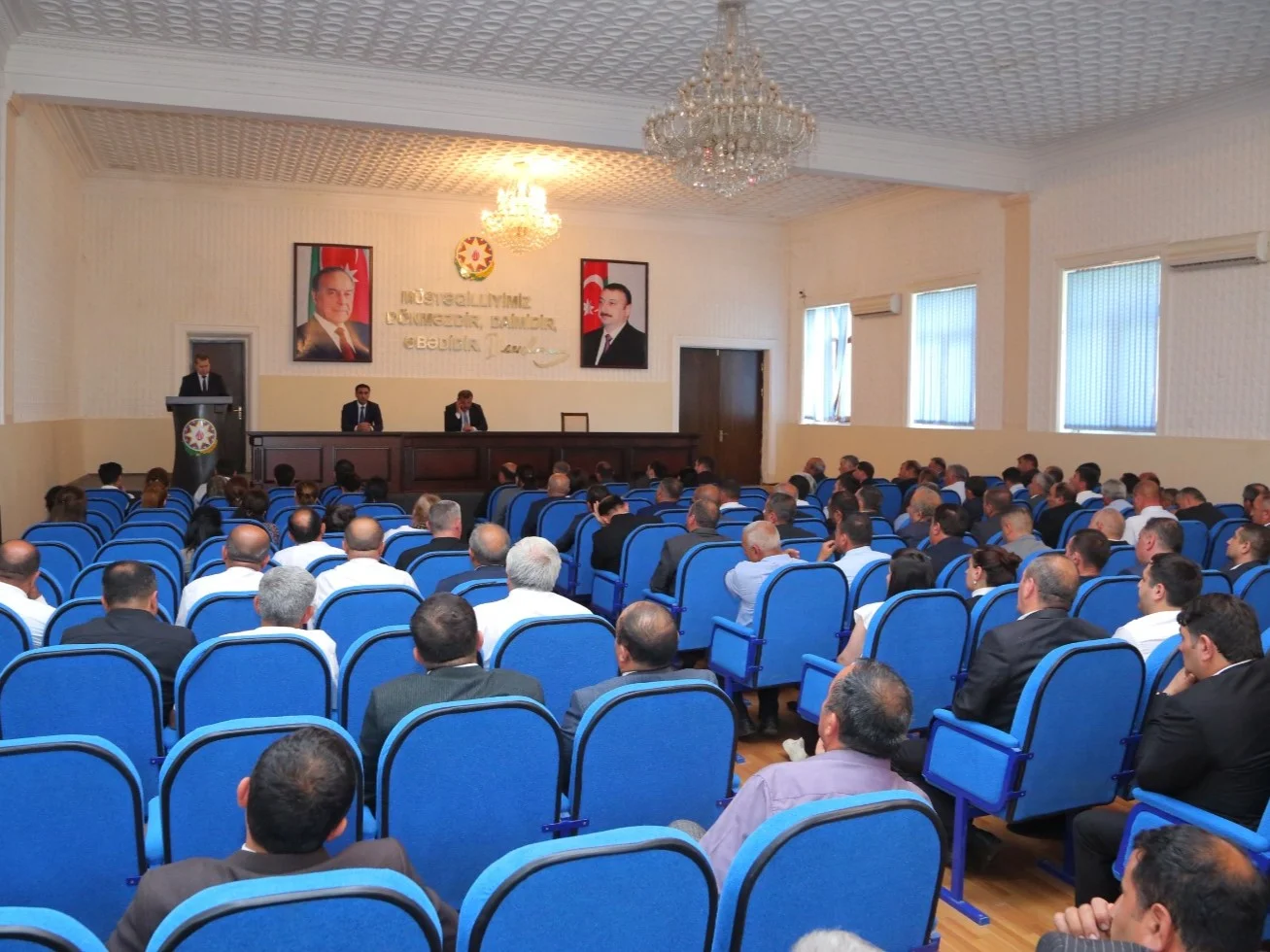 Goranboyda respublikada taxıl biçininin təşkilinə həsr olunmuş regional müşavirə keçirilib