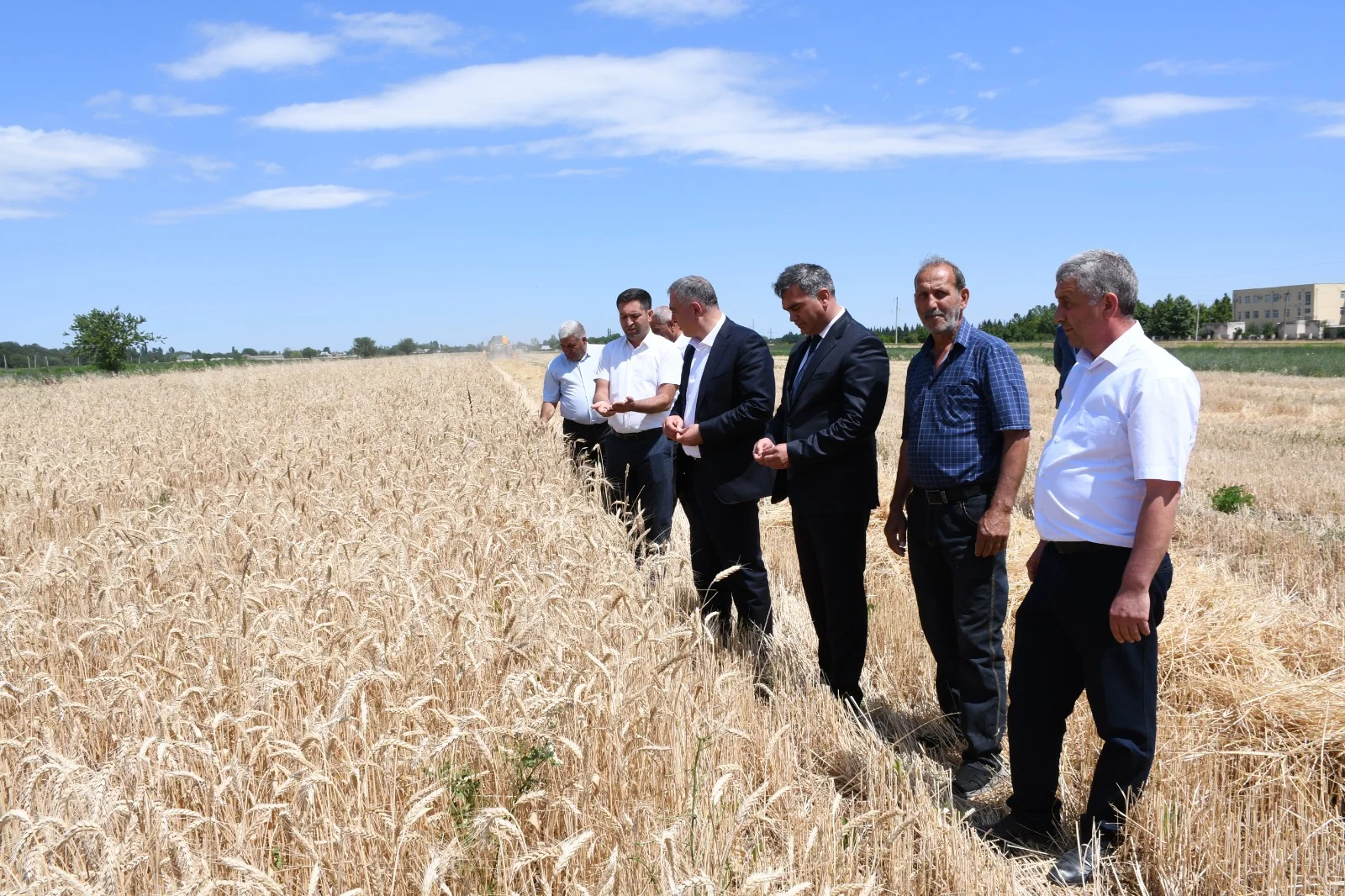 Kənd təsərrüfatı nazirinin müavini Elçin Zeynalov Ağdamda vətəndaşları qəbul edib, təsərrüfatlara baş çəkib
