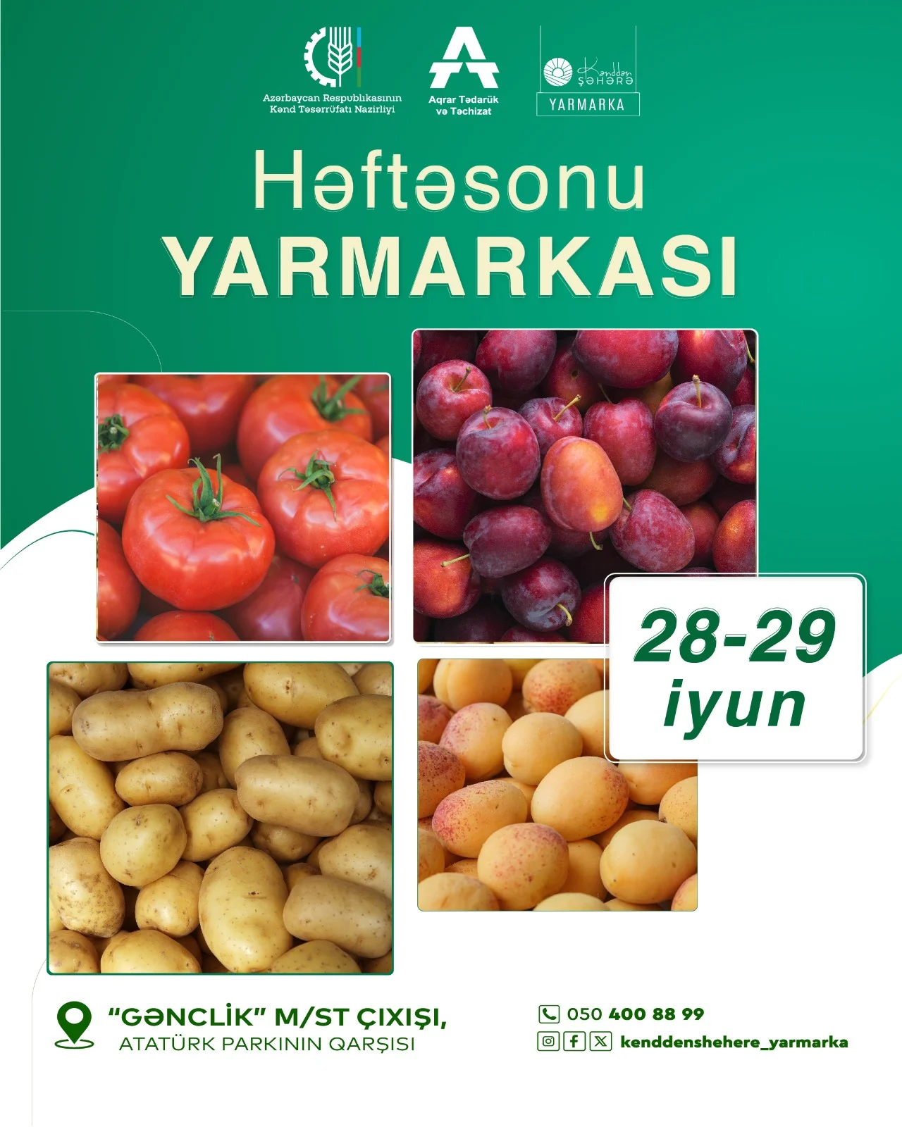 Bakıda “Kənddən Şəhərə” həftəsonu yarmarkası təşkil olunacaq