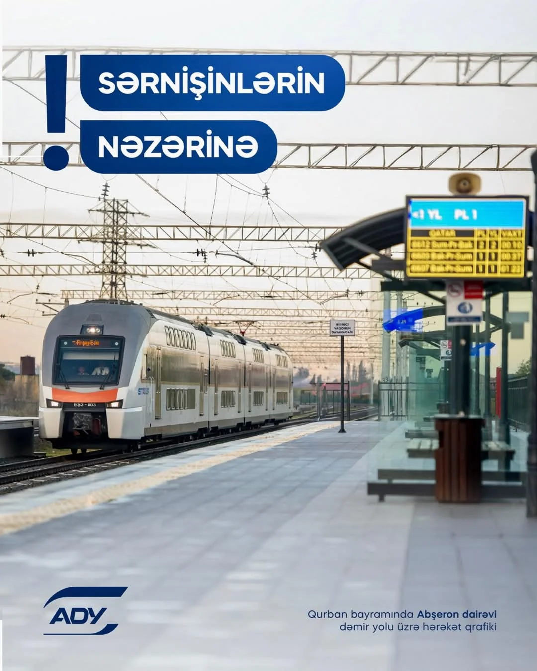 ADY: Sərnişinlərin nəzərinə!