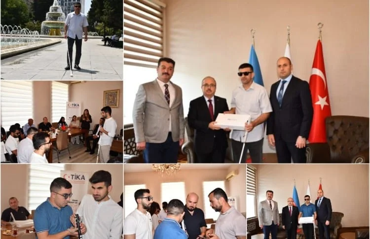 TİKA-dan görmə məhdudiyyətli Qarabağ qaziləri üçün “ağıllı ağac” dəstəyi