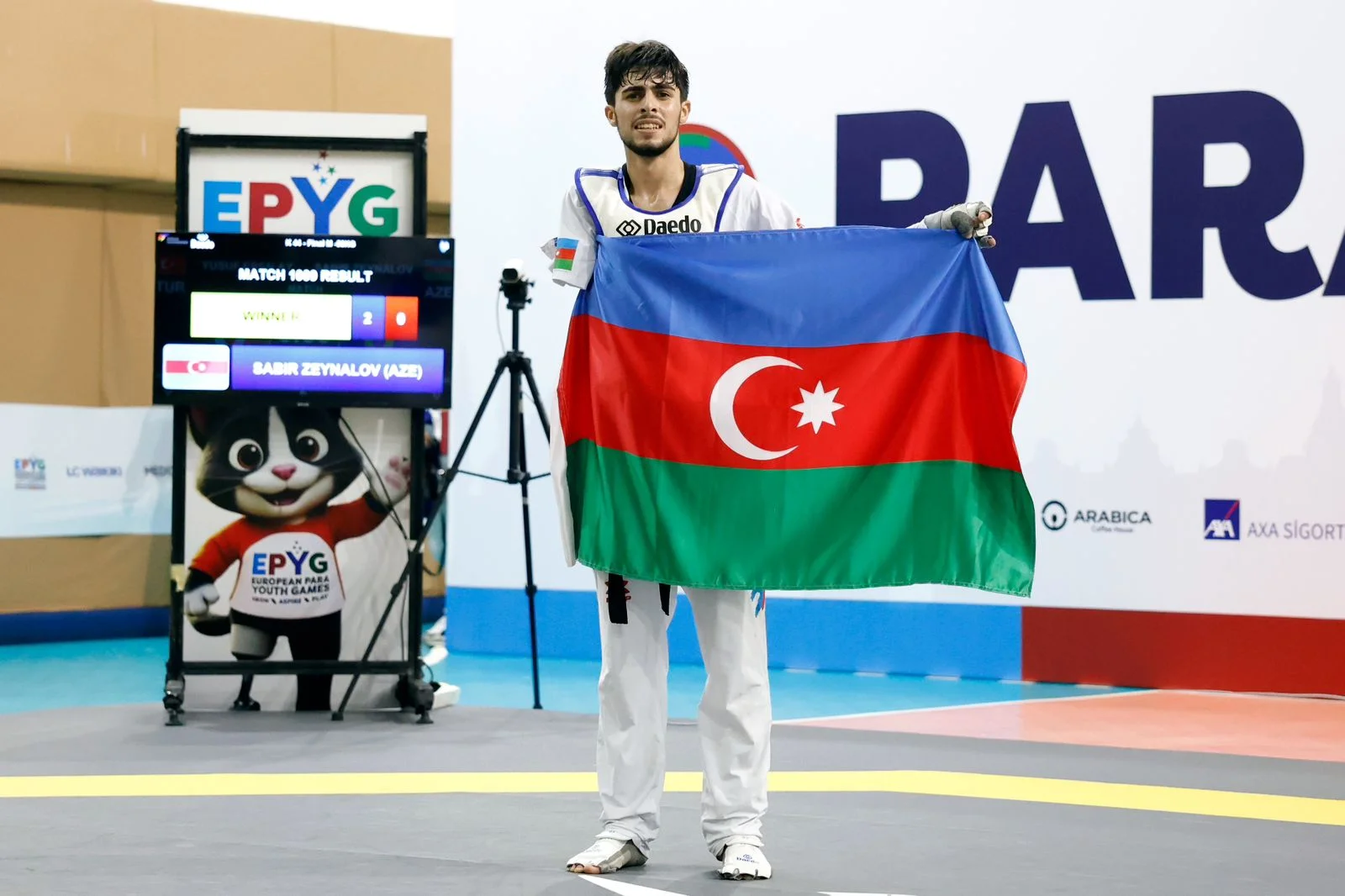 Milli Paralimpiya komandamız bu gün Avropa Gənclər Paralimpiya Oyunlarında 2 qızıl və 2 bürünc medal qazanıb