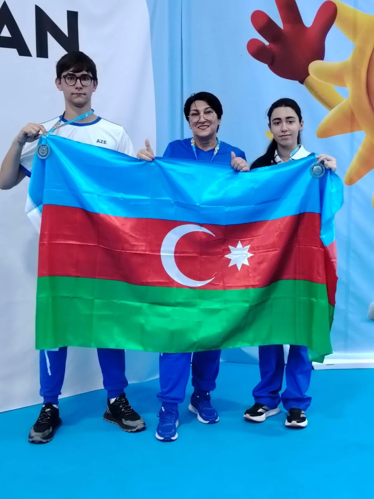 Leyli Əliyeva və Oleq Kerjankin Avropa rekorduna imza ataraq 2-ci yerin qalibi oldular