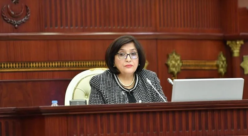 Milli Məclisin sədri Sahibə Qafarovanın parlamentin plenar iclasında Ulu Öndər Heydər Əliyev barədə çıxışı