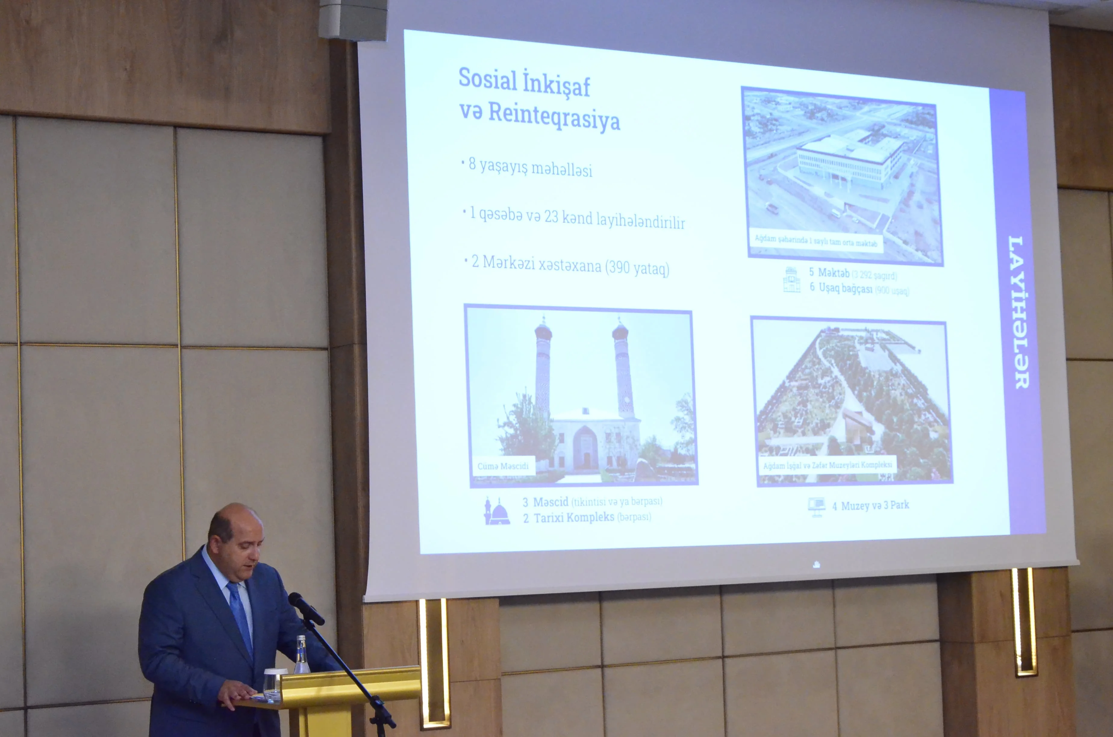 “Konstitusiya və Suverenlik İli” çərçivəsində Baş Prokurorluq tərəfindən işğaldan azad olunmuş Ağdamda regional konfrans keçirilir