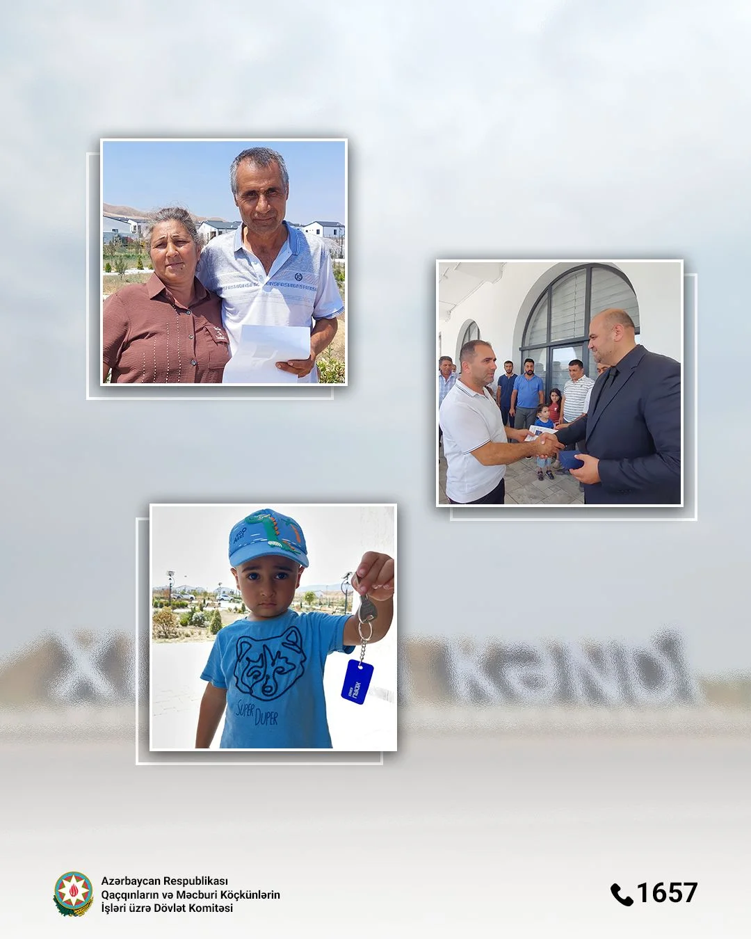 Köç karvanı Ağdam rayonunun Xıdırlı kəndinə çatıb